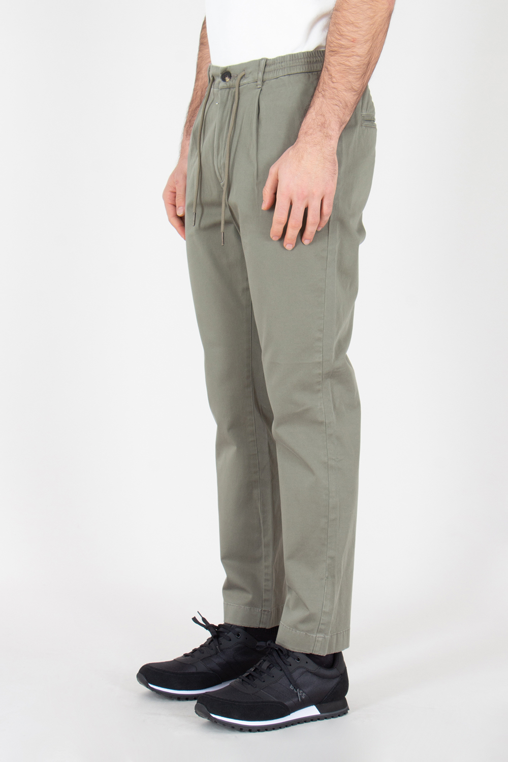 WOOLRICH Regular Fit Cotton Stretch Twill Pants Milton