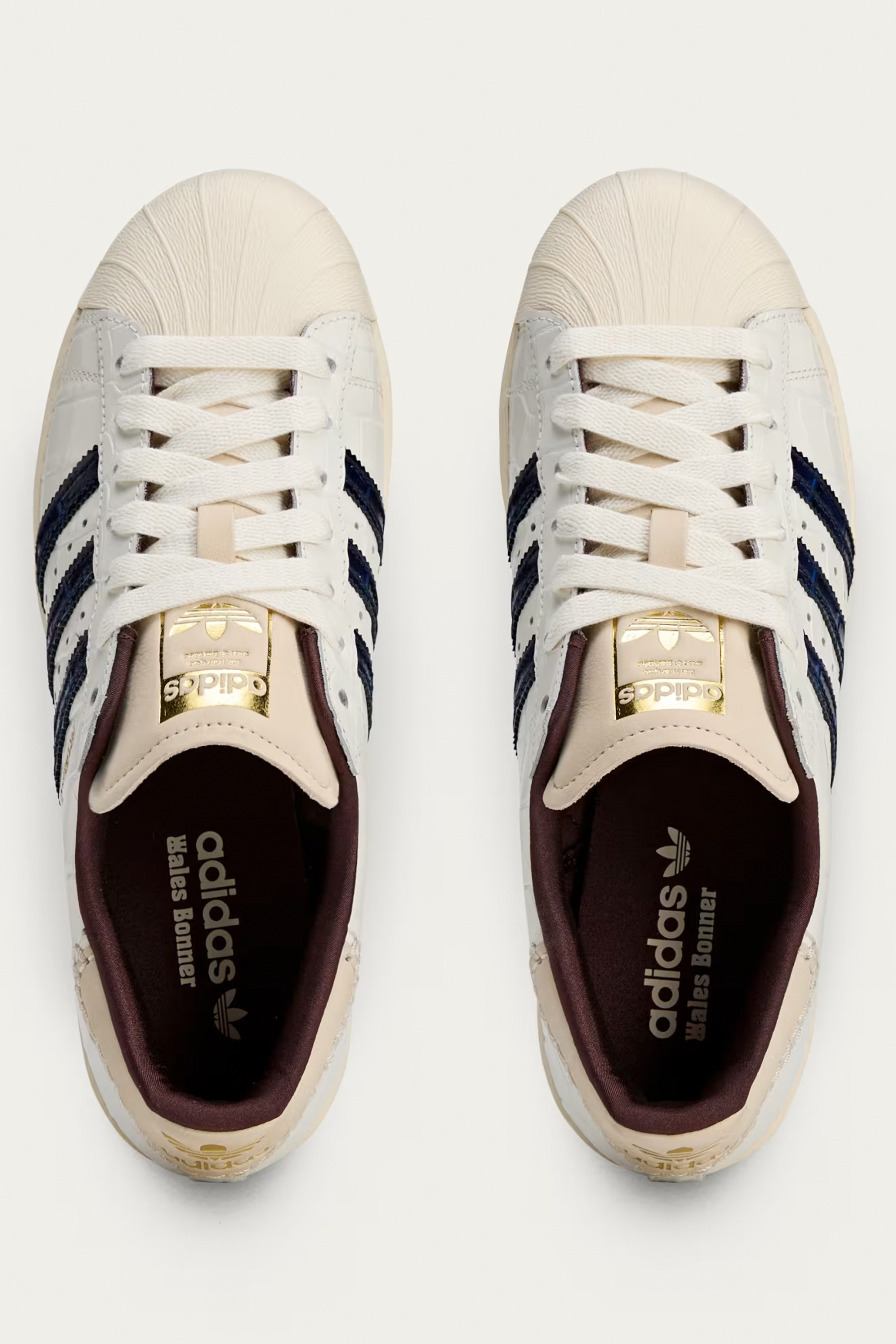 ADIDAS X Wales Bonner Crocodile Print Leather Sneakers Superstar ADIDAS X Wales Bonner Crocodile Print Leather Sneakers Superstar