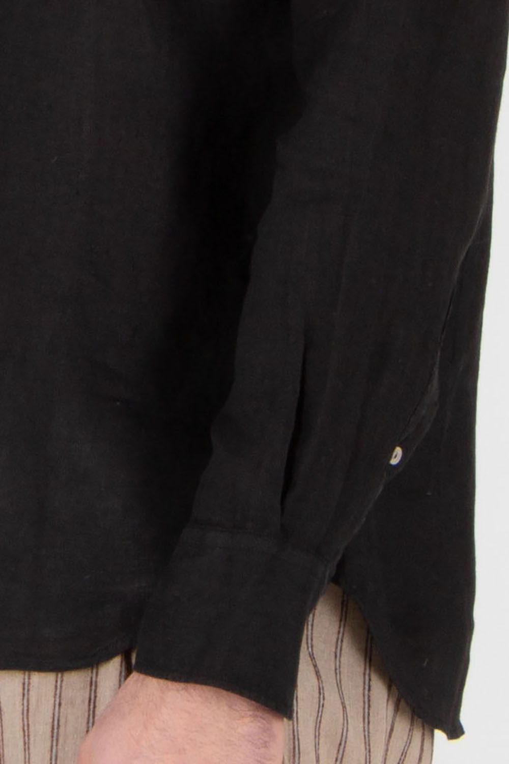 MC 2 SAINT BARTH Regular Fit Linen Shirt Pamplona