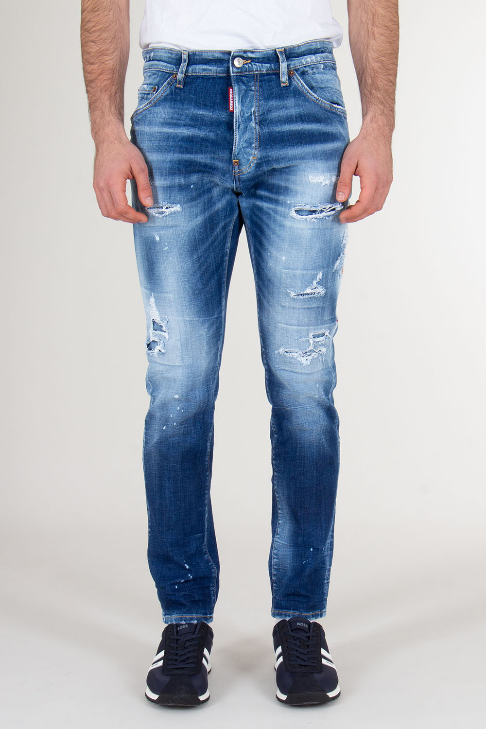 DSQUARED2 Slim Fit 13,5 oz Jeans Teddy