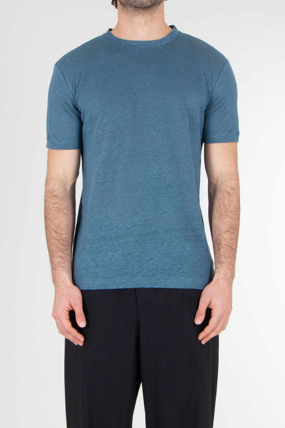 AURÉLIEN Regular Fit Linen T-Shirt