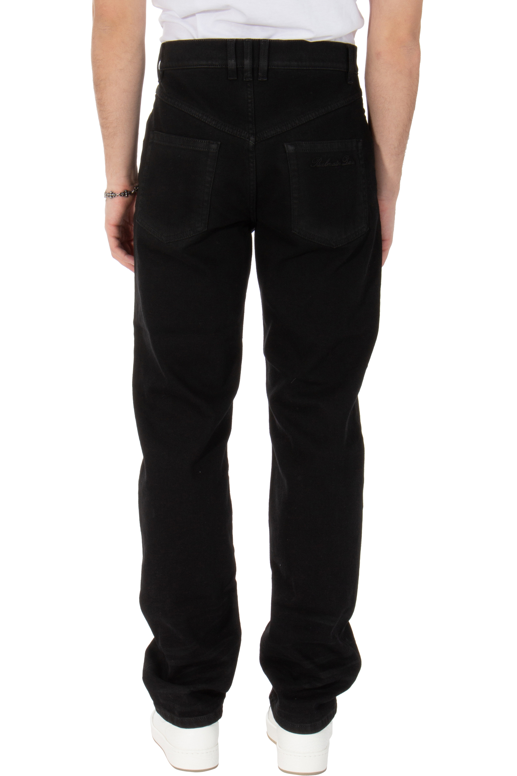 BALMAIN Vintage Wash Cotton Jeans BALMAIN Vintage Wash Cotton Jeans