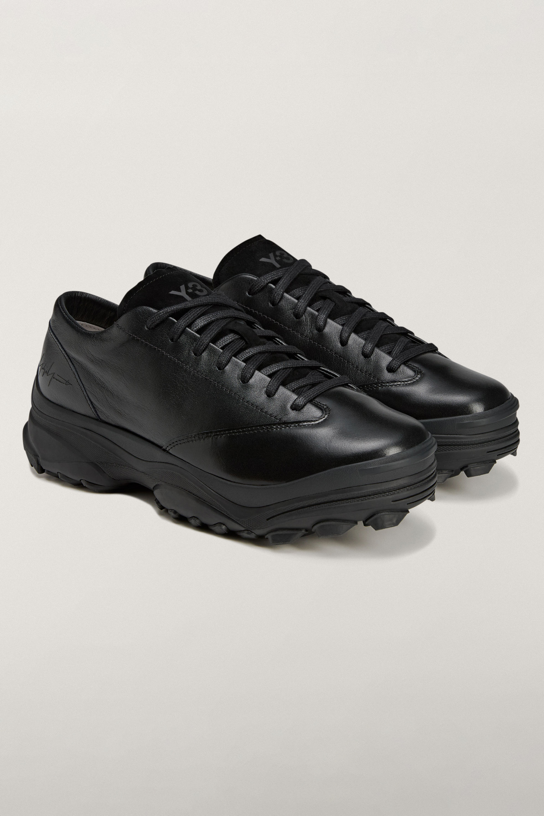 Y-3 Leather Sneakers GSG9 Low Bekleidung, Schuhwerk, Schuh, Sneaker