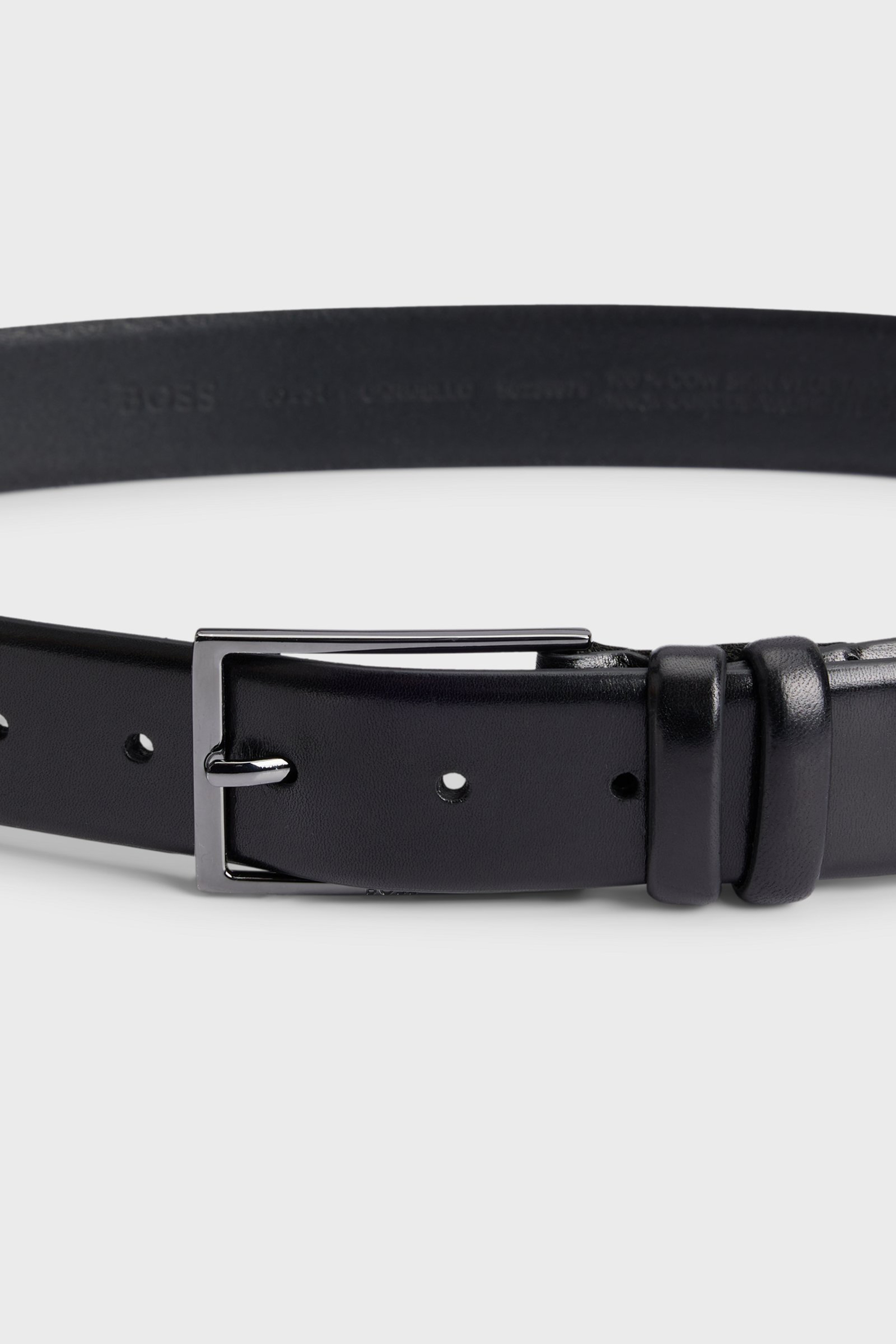BOSS Leather Belt Carmello Zubehor, Gürtel, Schnalle