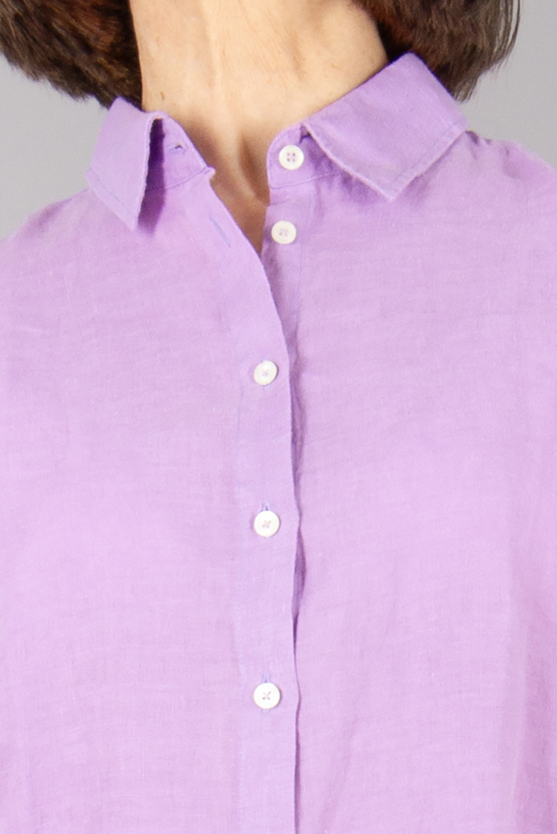 0039 ITALY Relaxed Fit Linen Blouse Mira Bekleidung, Hemd, Bluse, Inneneinrichtung, Leinen