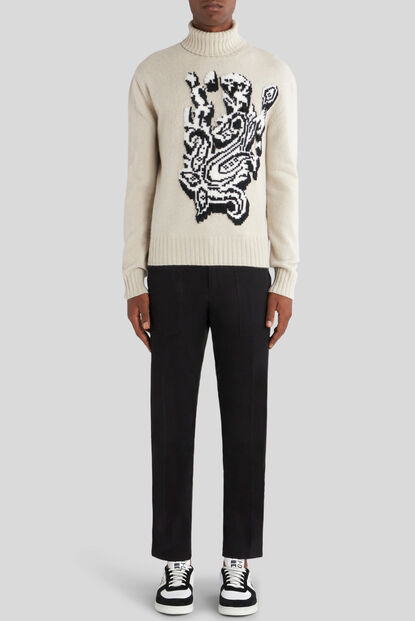 ETRO Cropped Cotton Stretch Pants