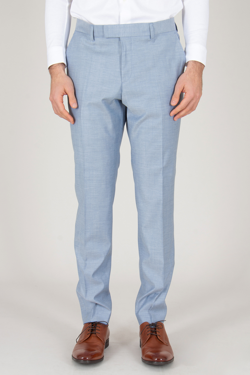 BOSS Slim Fit Virgin Wool Stretch Blend Suit H-Huge