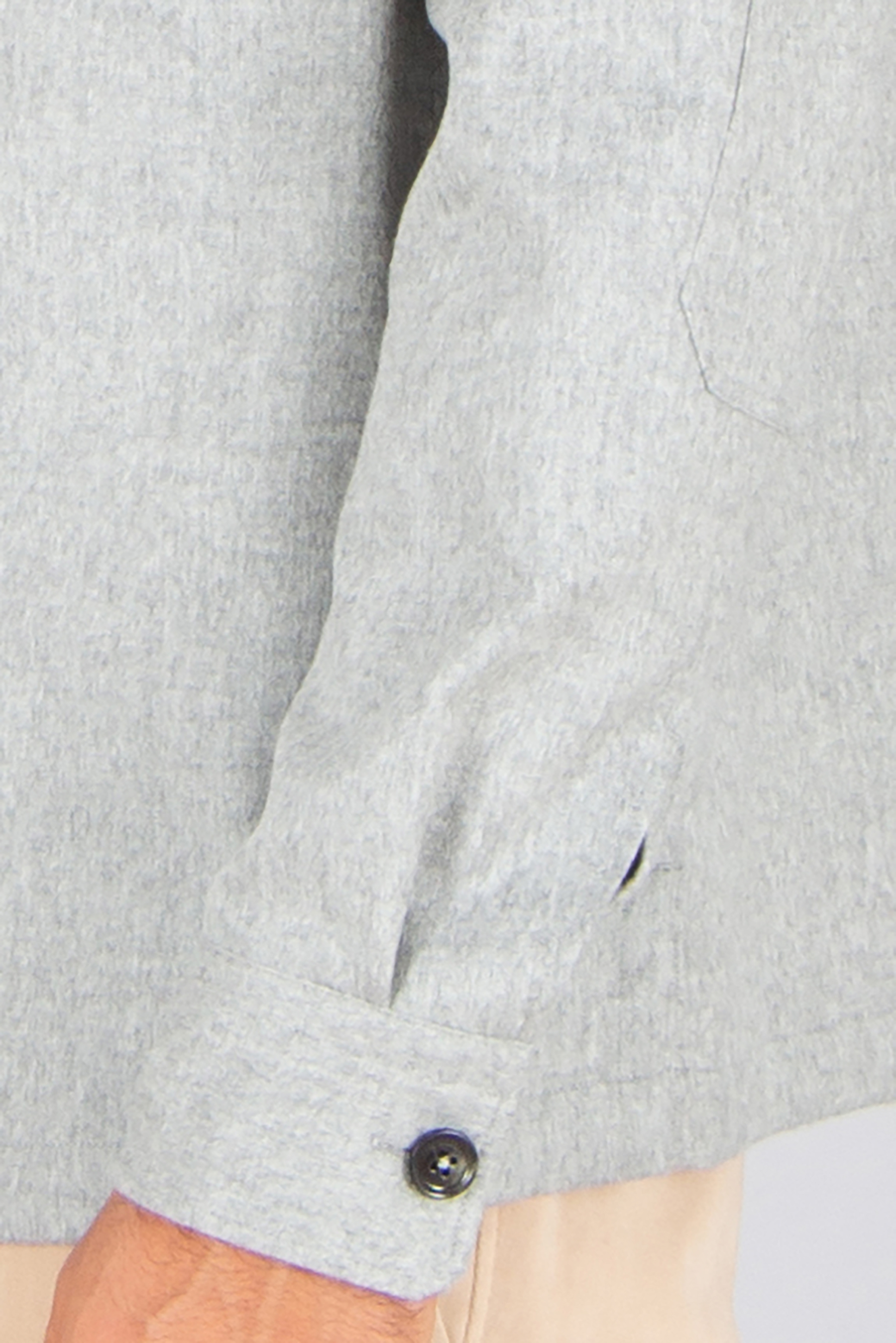 ZEGNA Regular Fit Oasi Cashmere Overshirt Alba Langarm, Mantel, Jacke, Leinen, Blazer