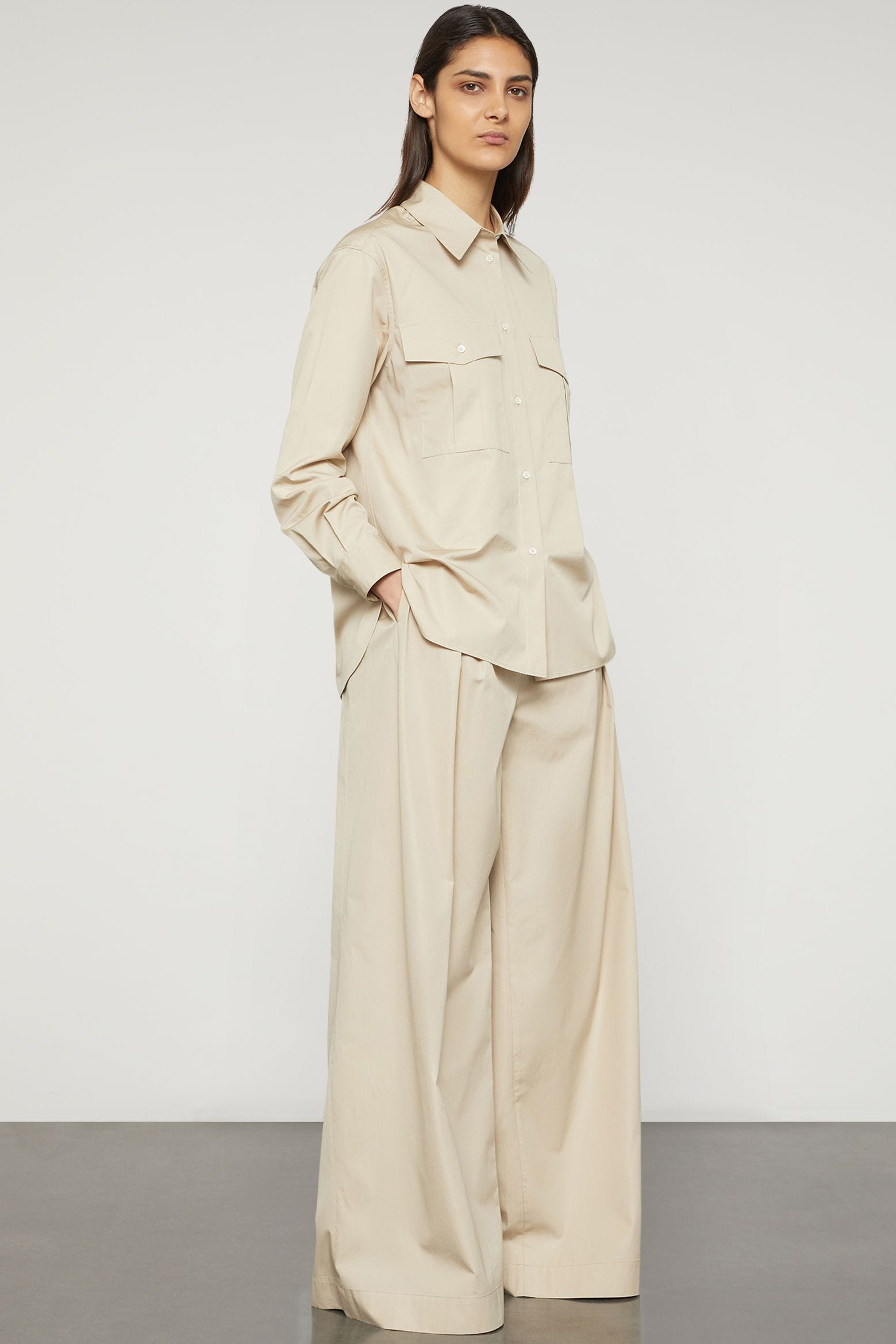 ASPESI Cotton Poplin Blouse