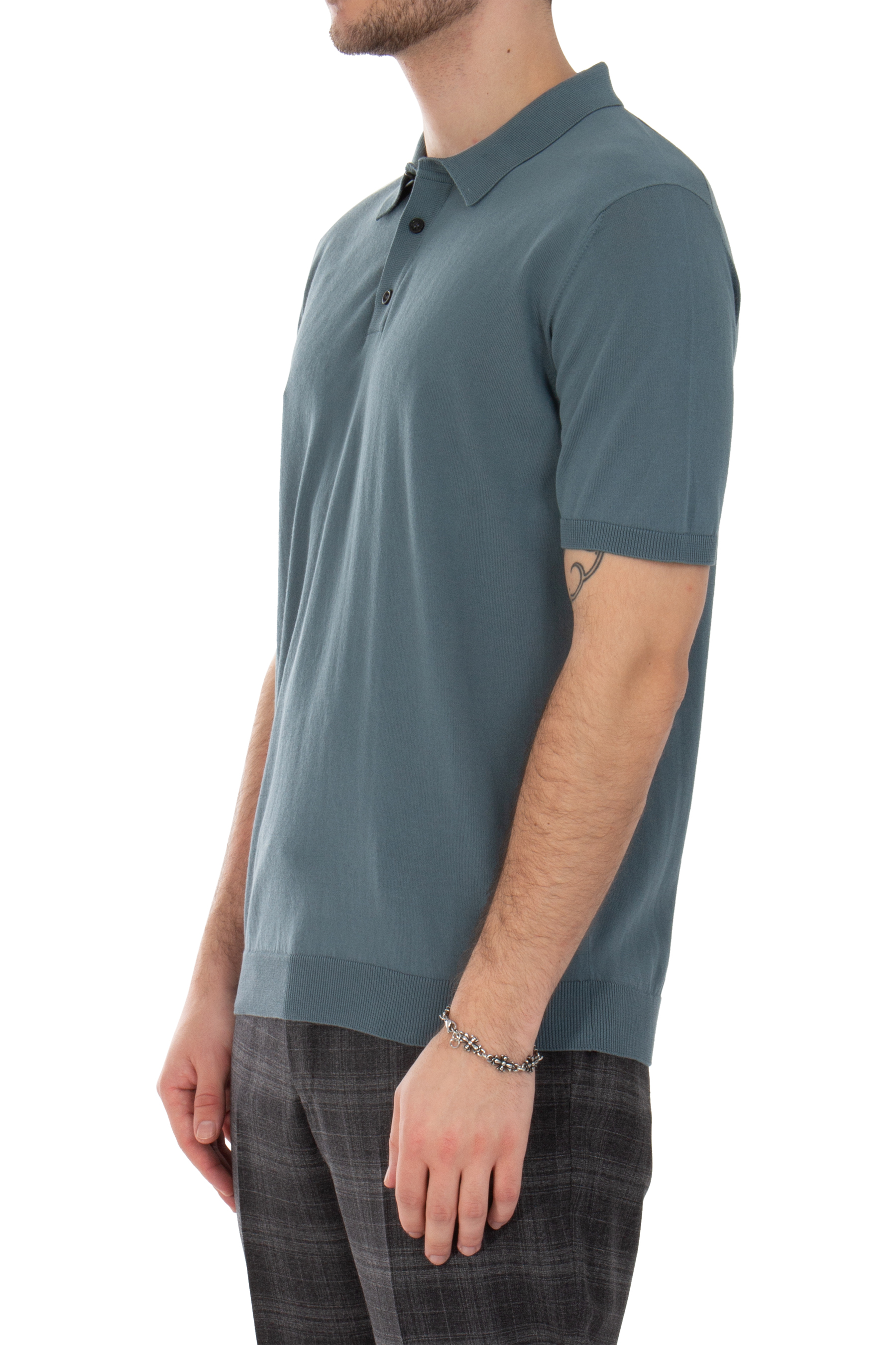 ROBERTO COLLINA Cotton Knit Polo ROBERTO COLLINA Cotton Knit Polo