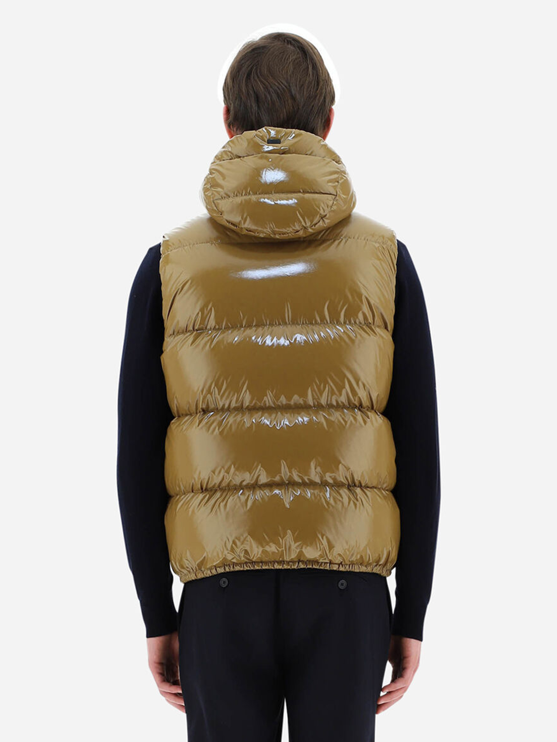 HERNO Gloss Hooded Down Vest HERNO Gloss Hooded Down Vest