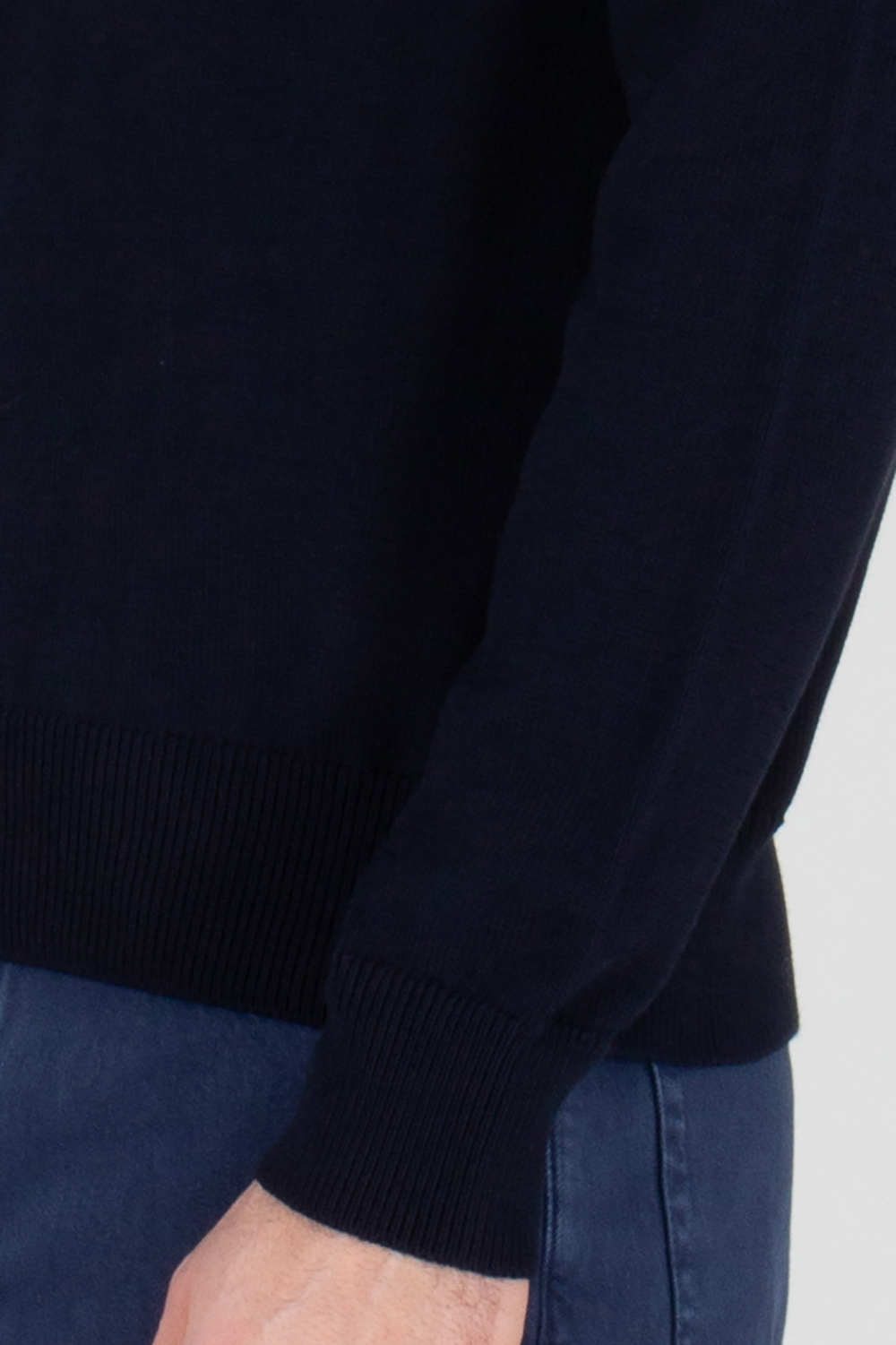 EMOPRIO ARMANI Knitted Cotton Troyer