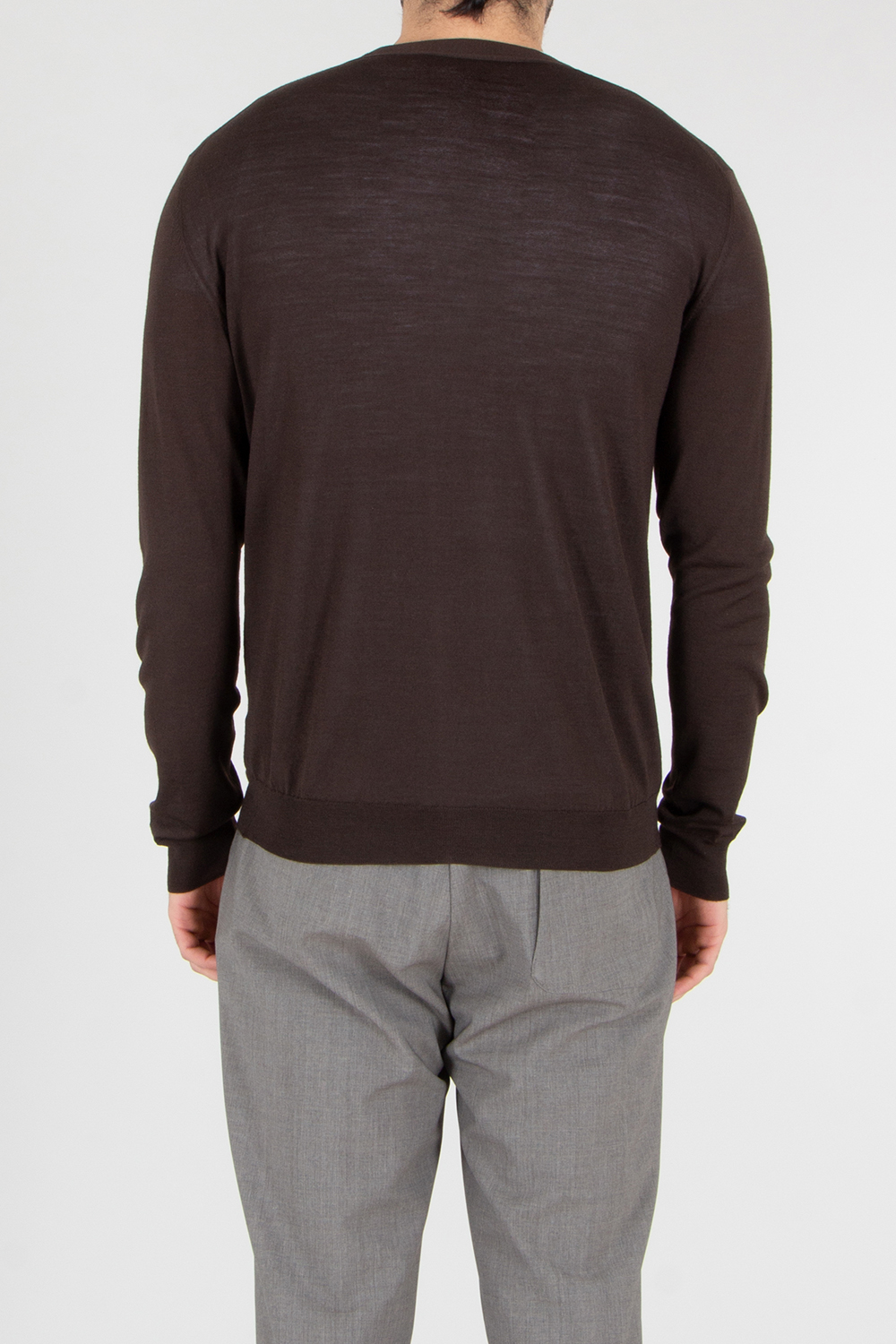 AIDA BARNI Regular Fit Wool Cardigan 