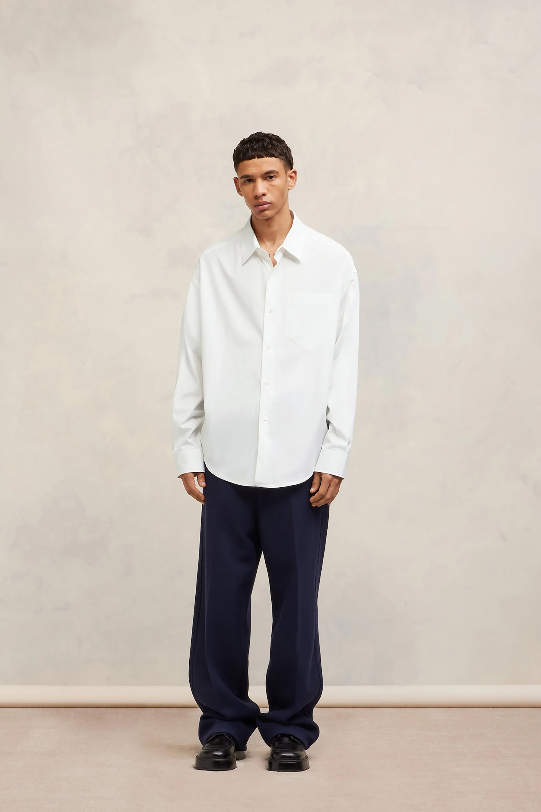 AMI PARIS Cotton Poplin Shirt AMI PARIS Cotton Poplin Shirt