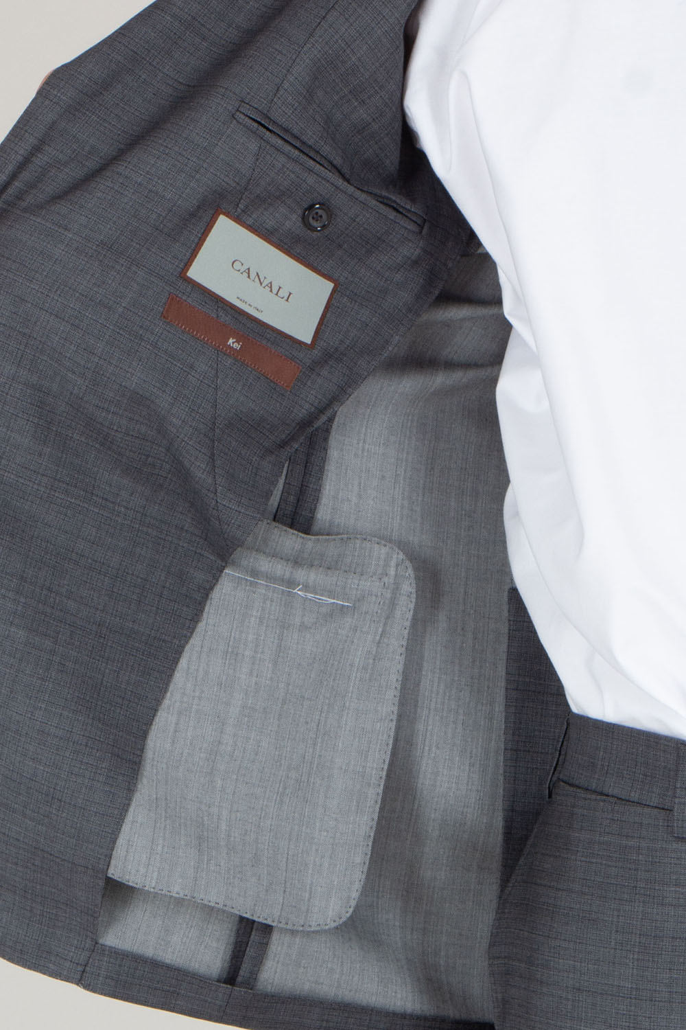 CANALI Regular Fit Wool Suit Kei