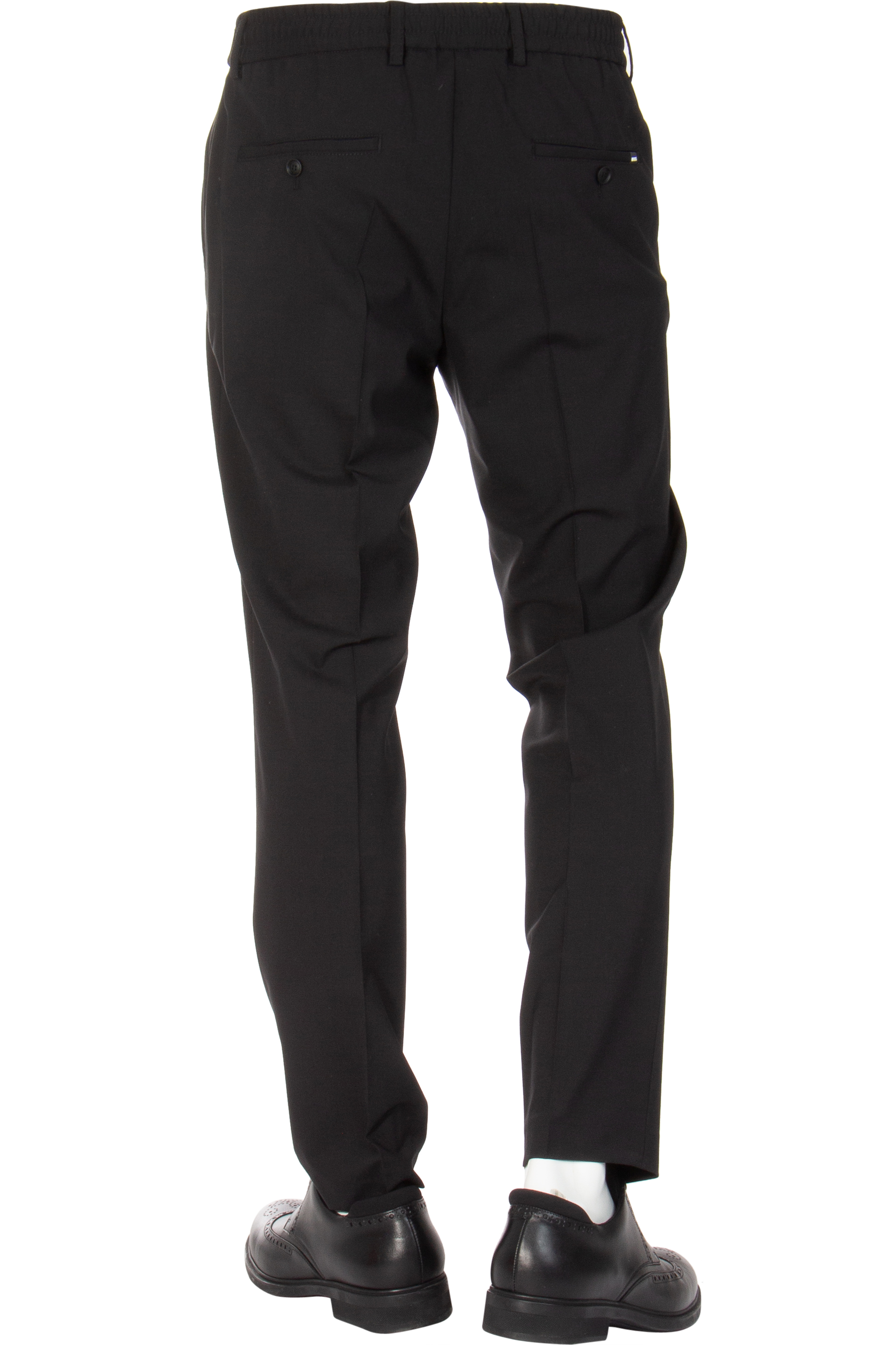 BOSS Slim Fit Virgin Wool Blend Stretch Jersey Pants P-Genius