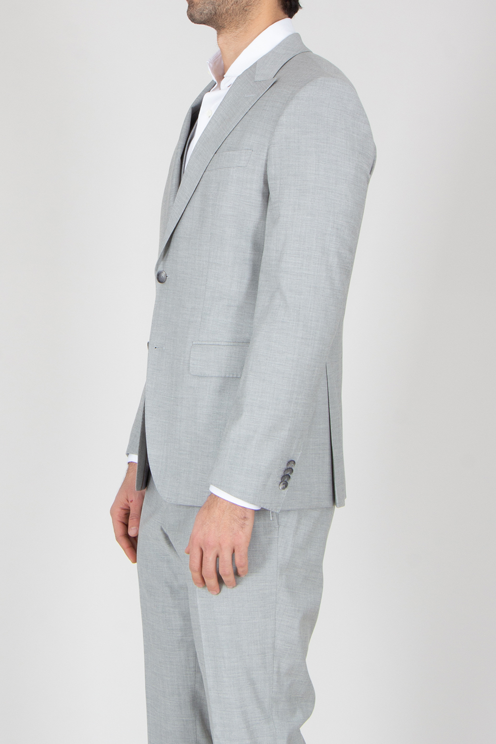 BOSS Slim Fit Virgin Wool Stretch Blend Suit H-Huge