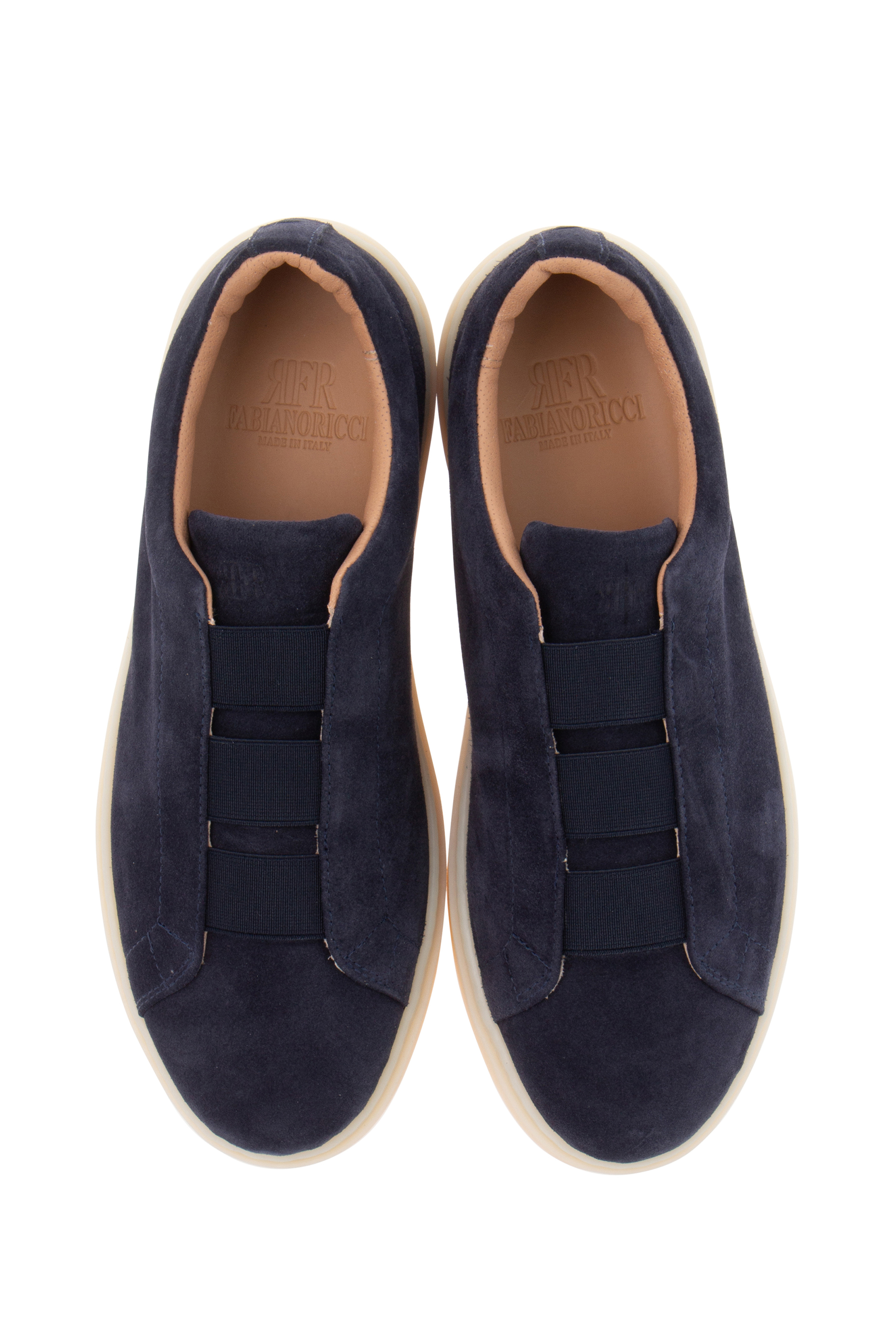 FABIANO RICCI Suede Slip On Sneakers FABIANO RICCI Suede Slip On Sneakers