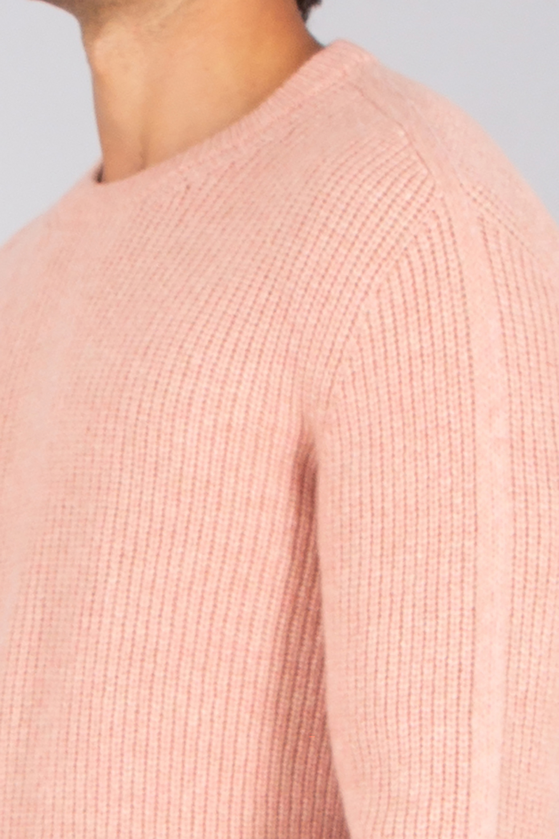 ROBERTO COLLINA Regular Fit Ribbed Extrafine Wool-Baby Camel Blend Crew Neck Sweater Strickwaren, Pullover, Erwachsener, Mann, Person