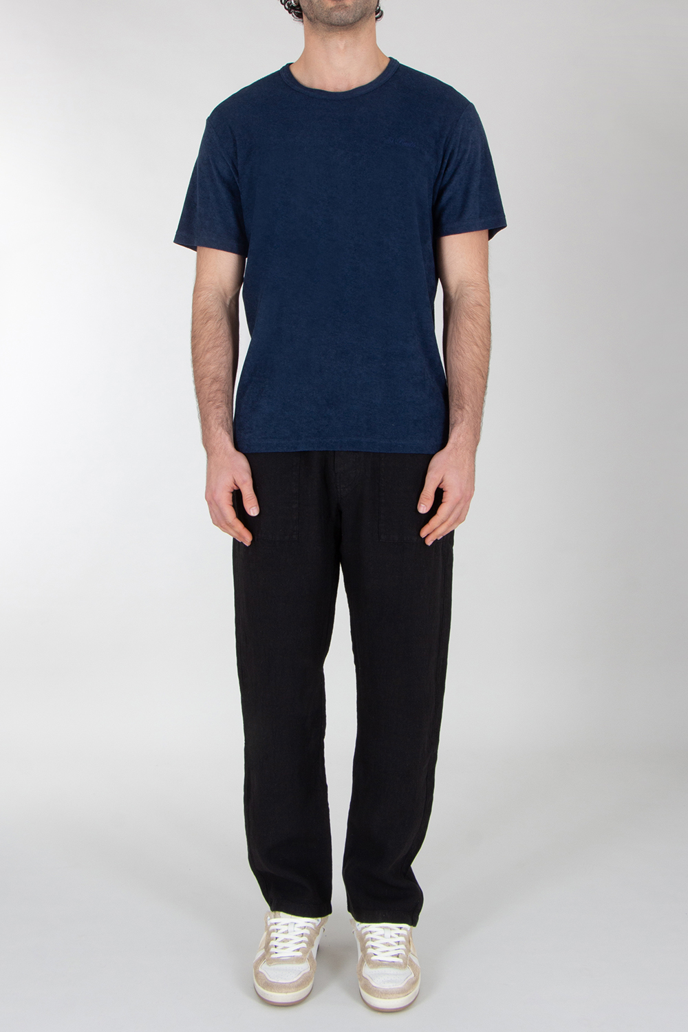 MC 2 SAINT BARTH Comfort Fit Linen Pants Calais