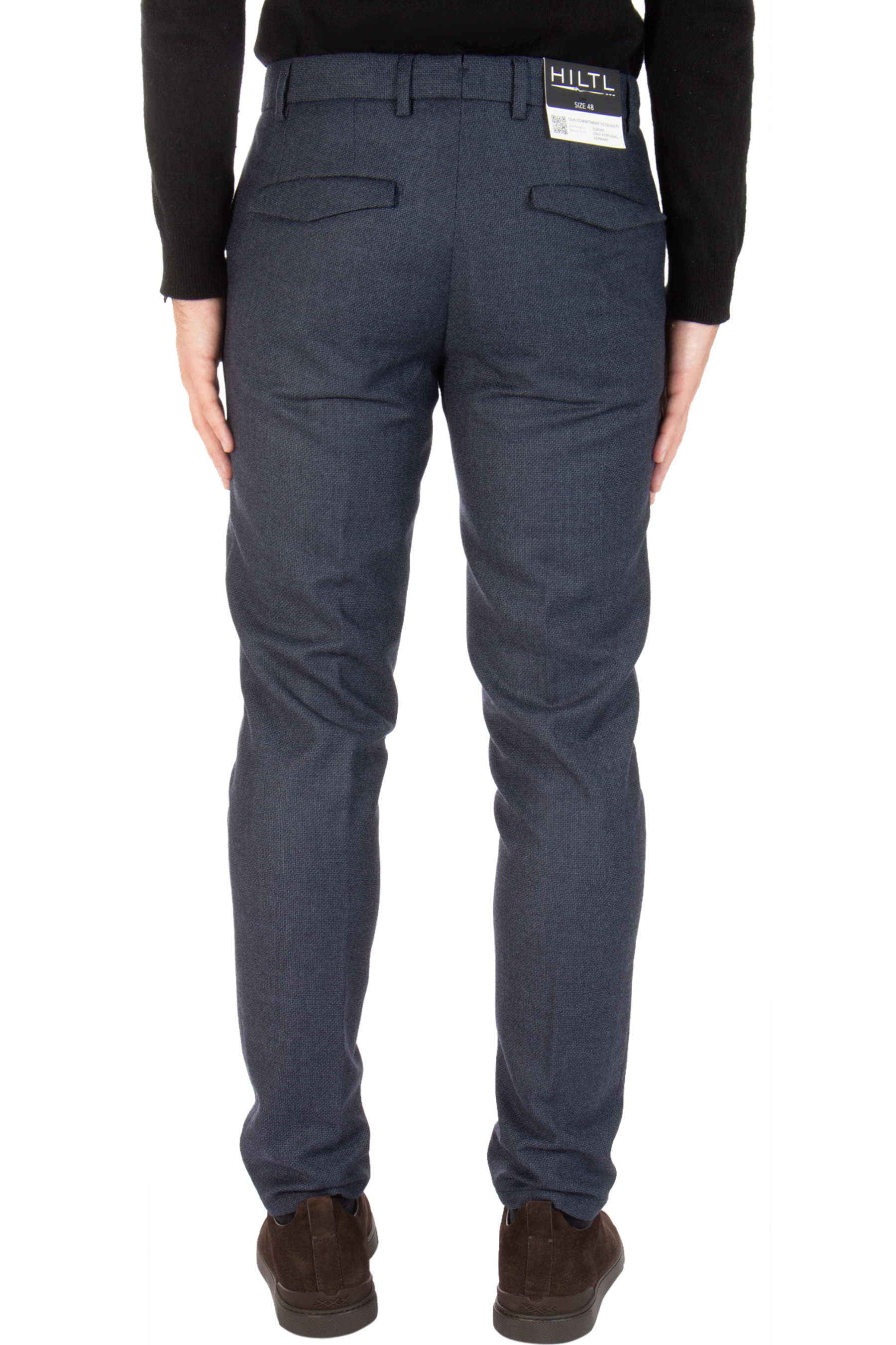 HILTL Virgin Wool Flannel Pants Terzo