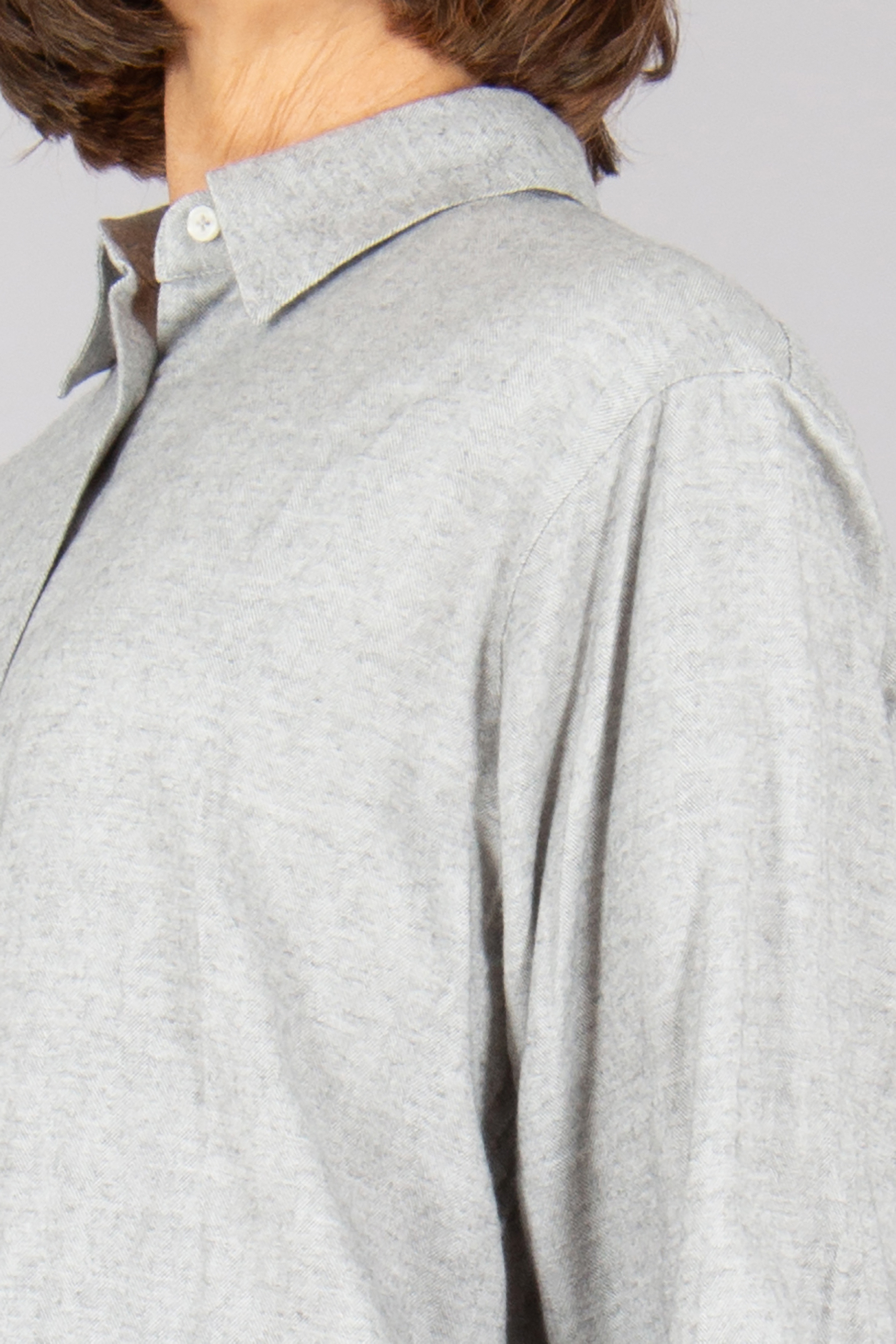 Mantel, Jacke, Langarm, Leinen, Person