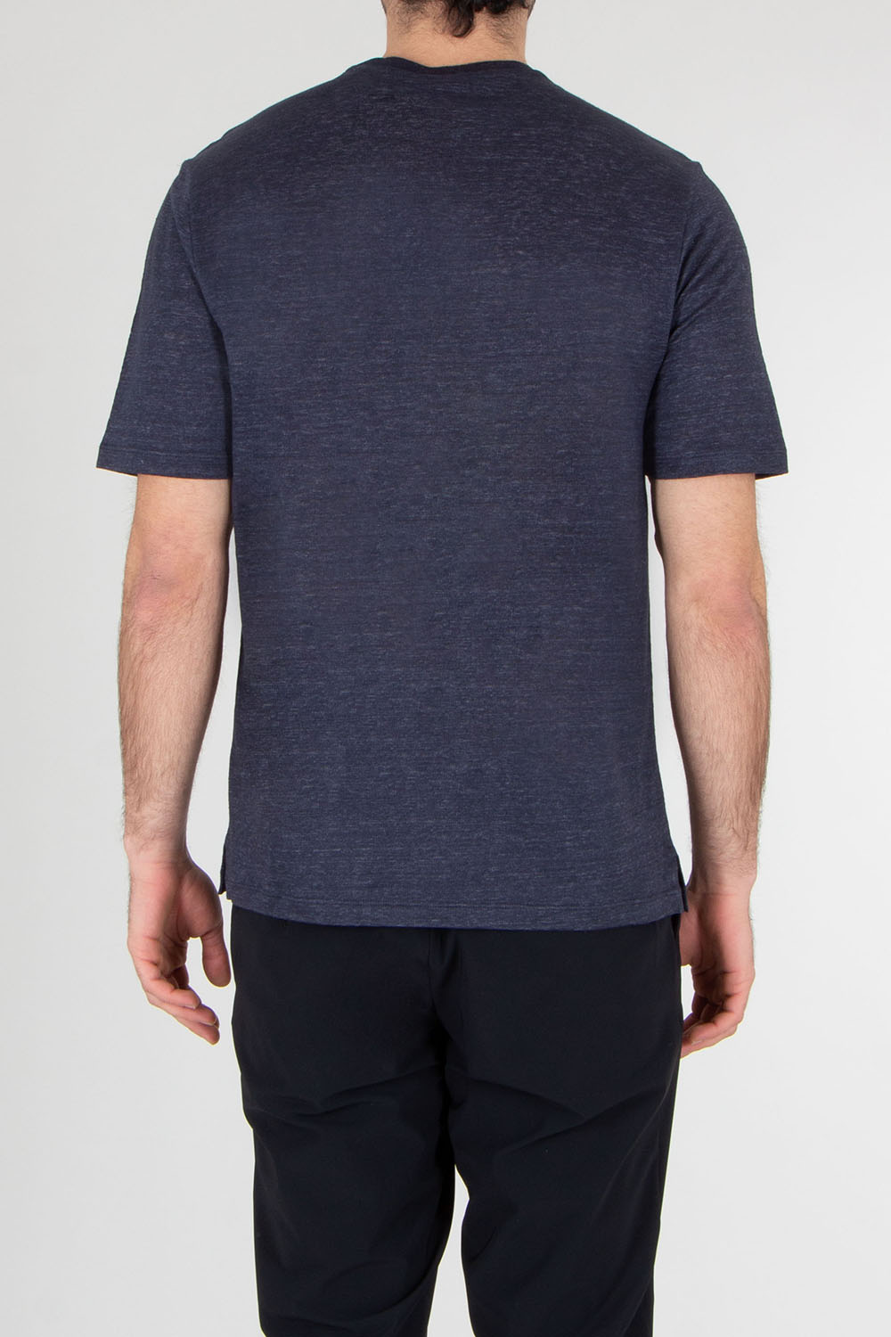 AGNONA Regular Fit Embroidered Linen Jersey T-Shirt