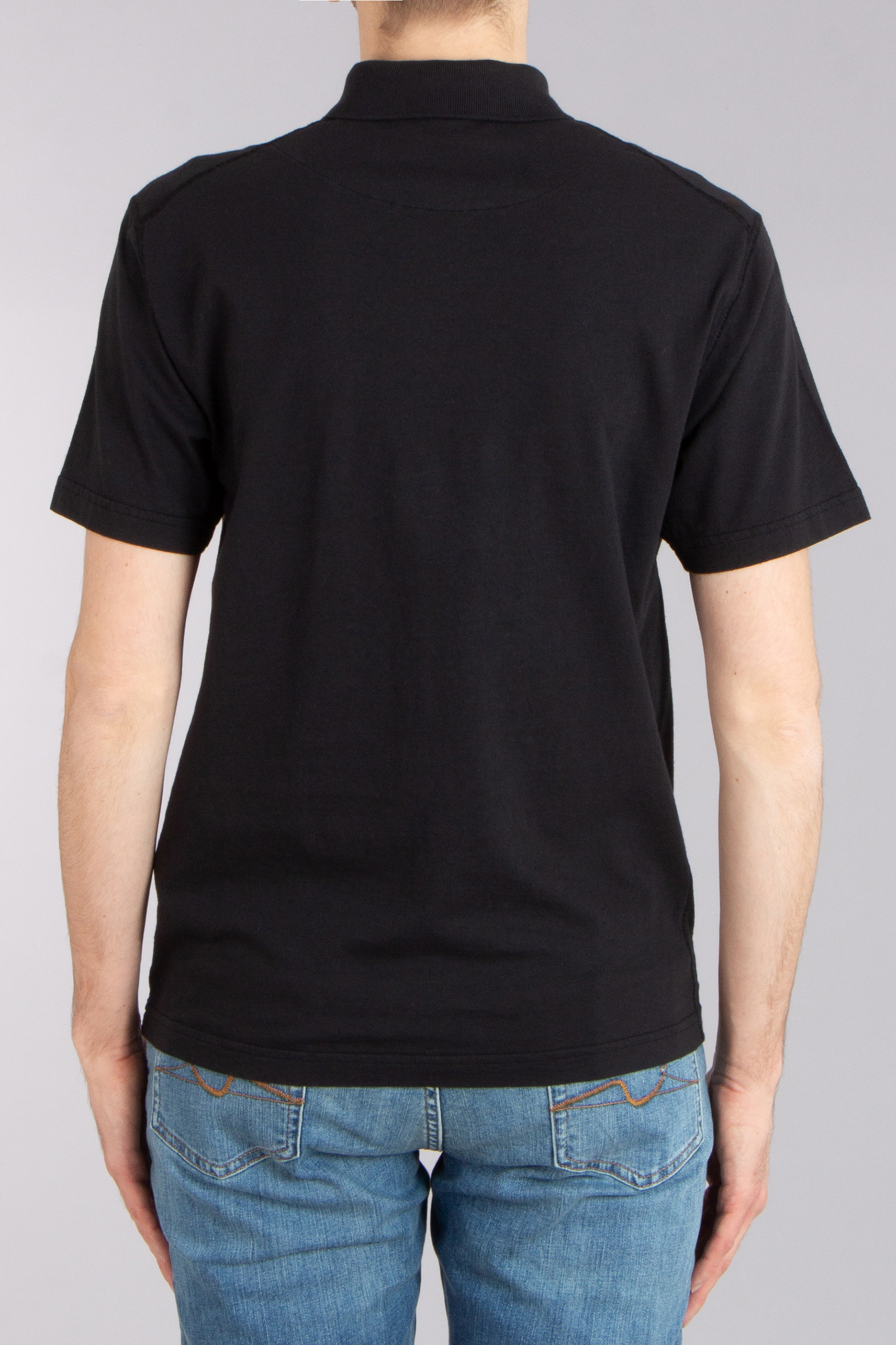 STONE ISLAND Fissato Effect Organic Cotton Jersey Polo Shirt STONE ISLAND Fissato Effect Organic Cotton Jersey Polo Shirt