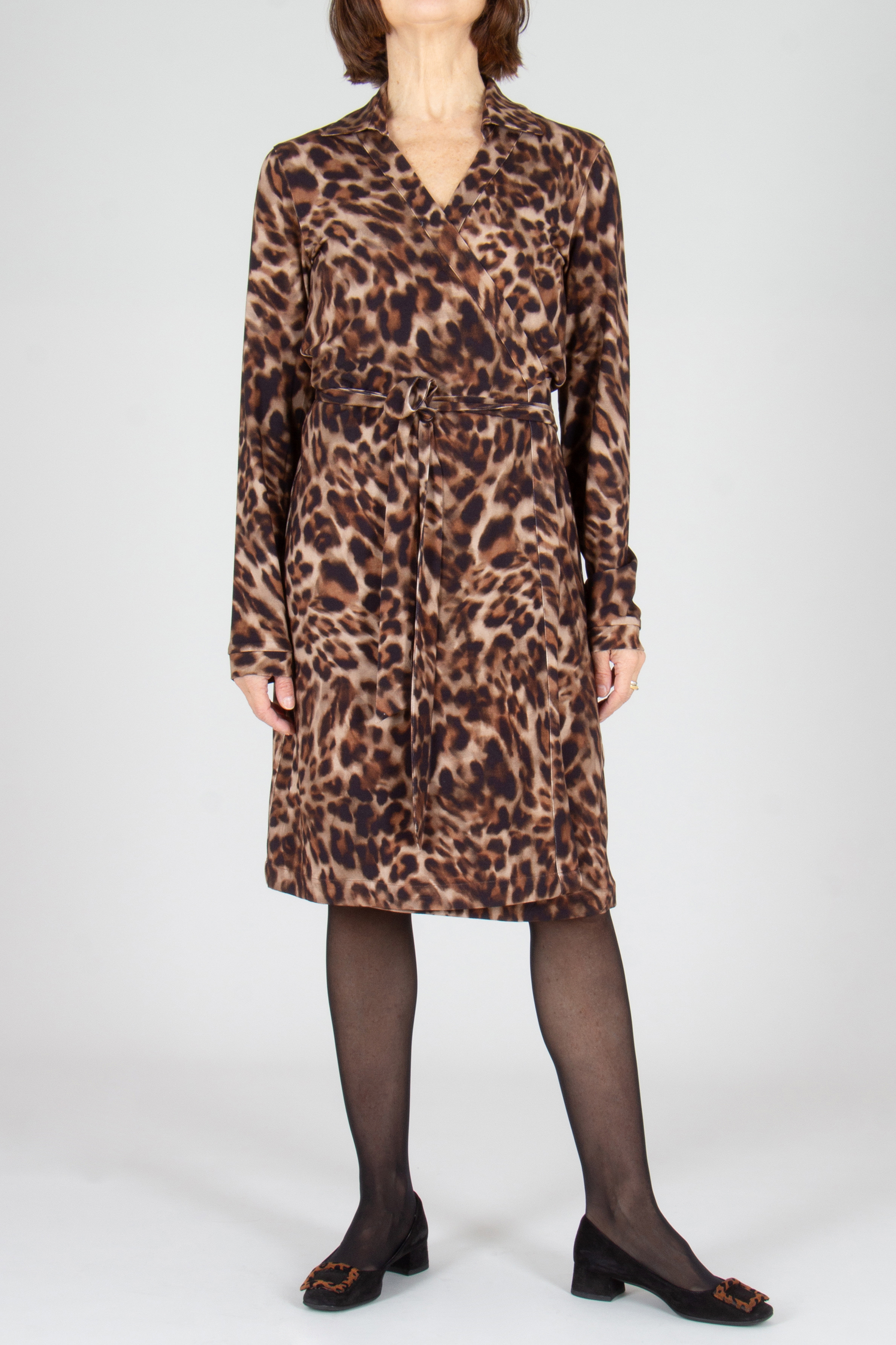 Langarm, Mantel, Kleid, Person, Frau