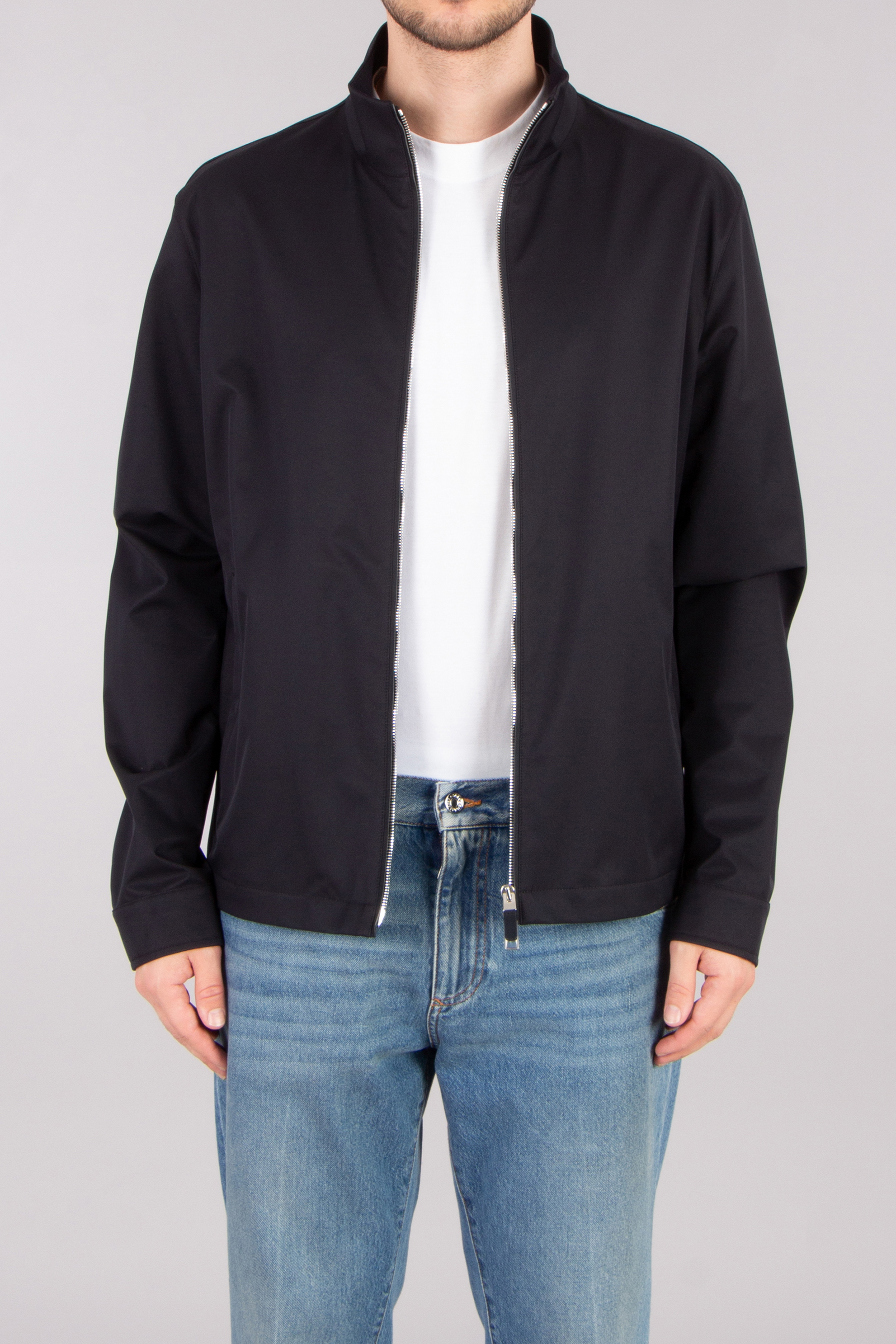 ZEGNA Regular Fit Micro Fiber Blouson Motorin 100cc