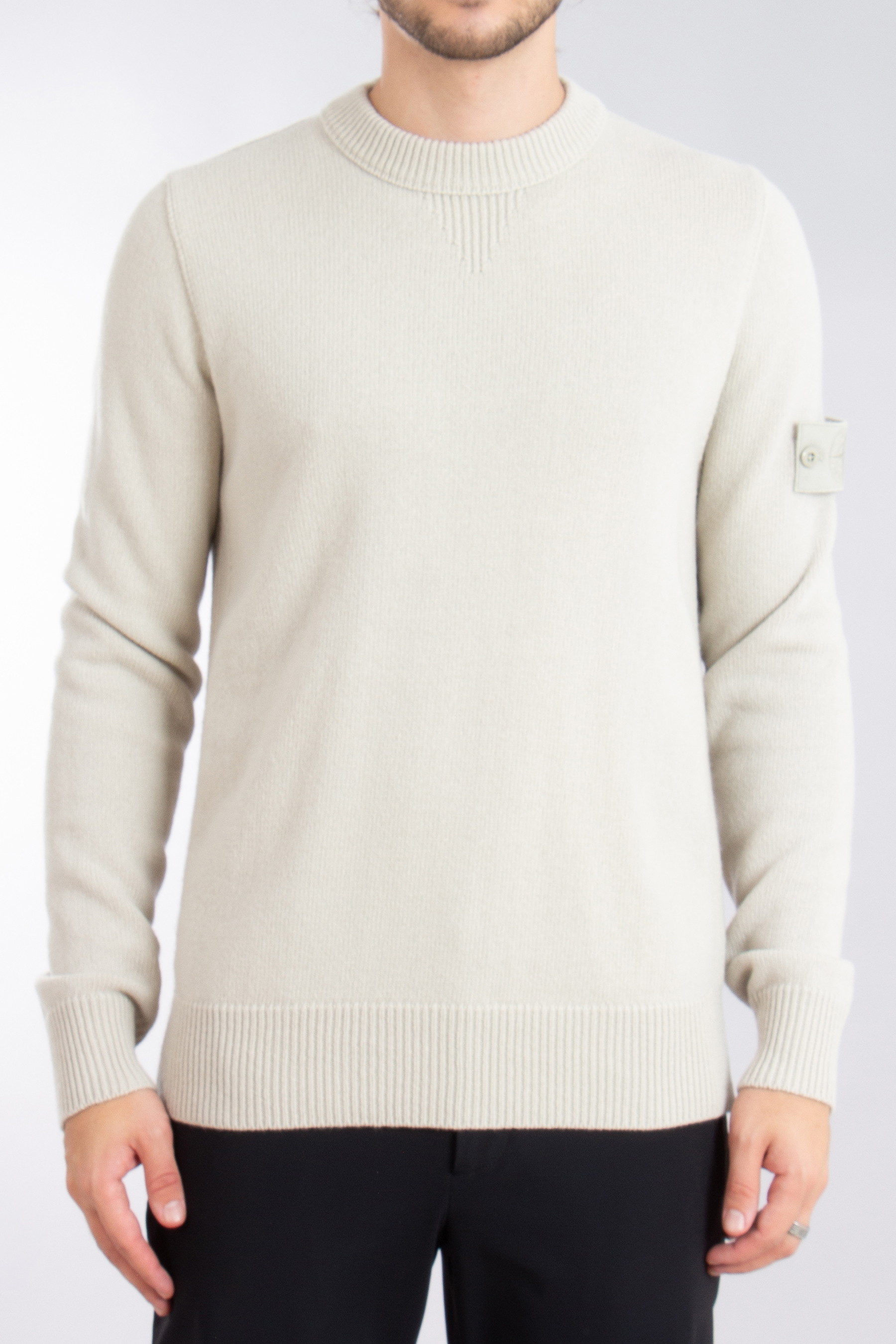 STONE ISLAND Ghost Piece Virgin Wool Sweater STONE ISLAND Ghost Piece Virgin Wool Sweater