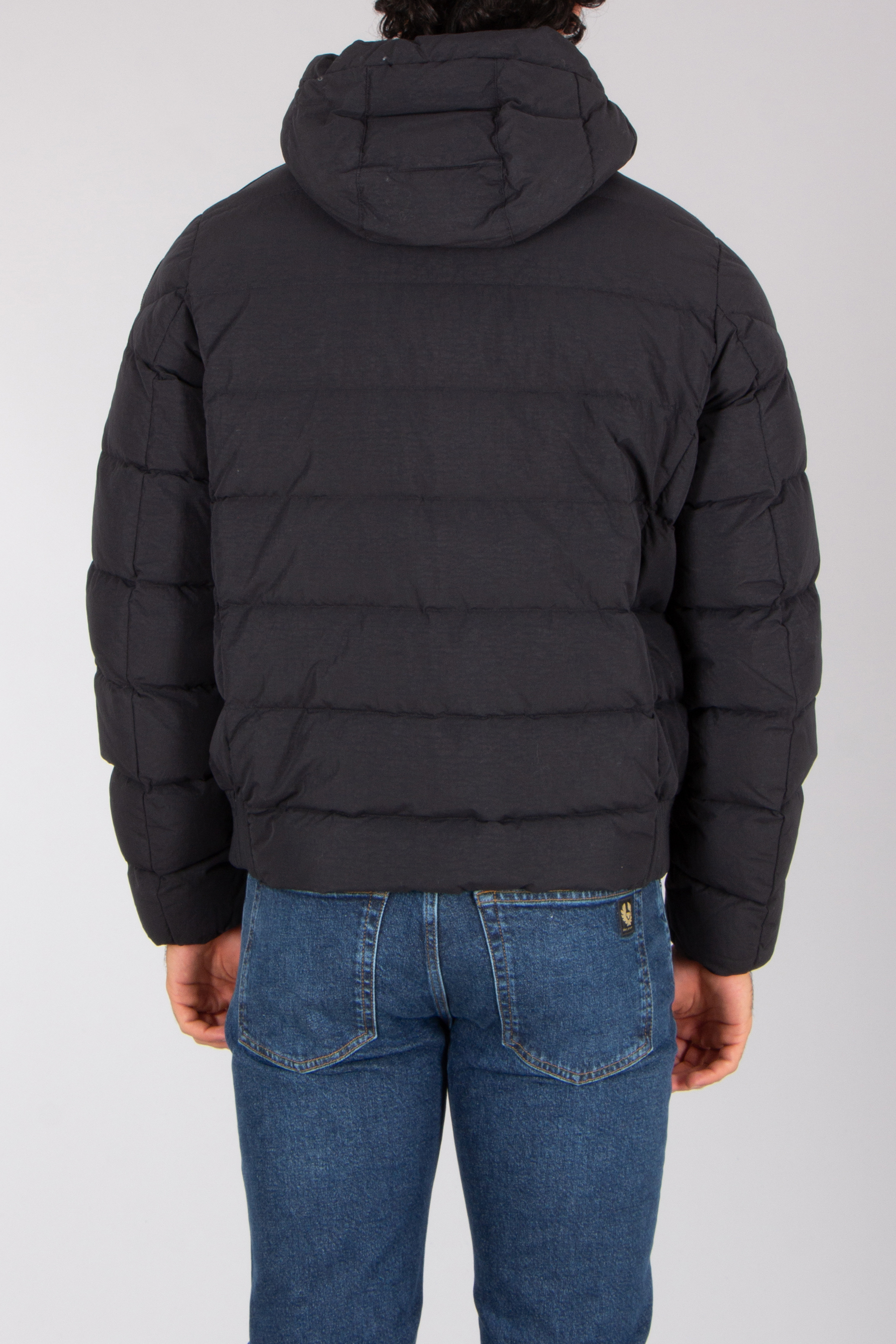 PARAJUMPERS Regular Fit Peached Nylon Canvas Hooded Down Jacket Cassian Mantel, Jacke, Kapuzenpulli, Jeanshose, Hosen