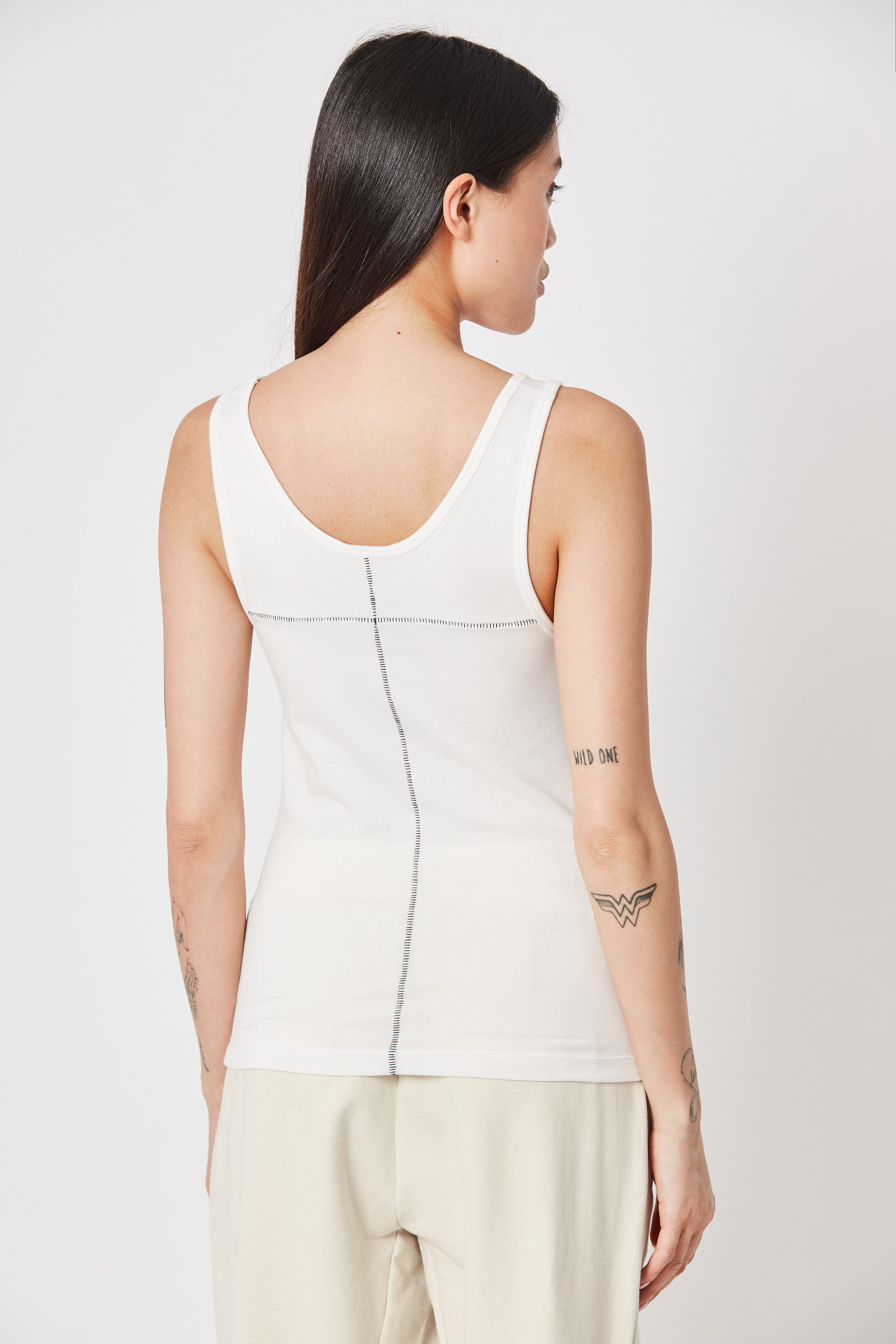 THOM KROM Cotton-Modal Stretch Tank Top
