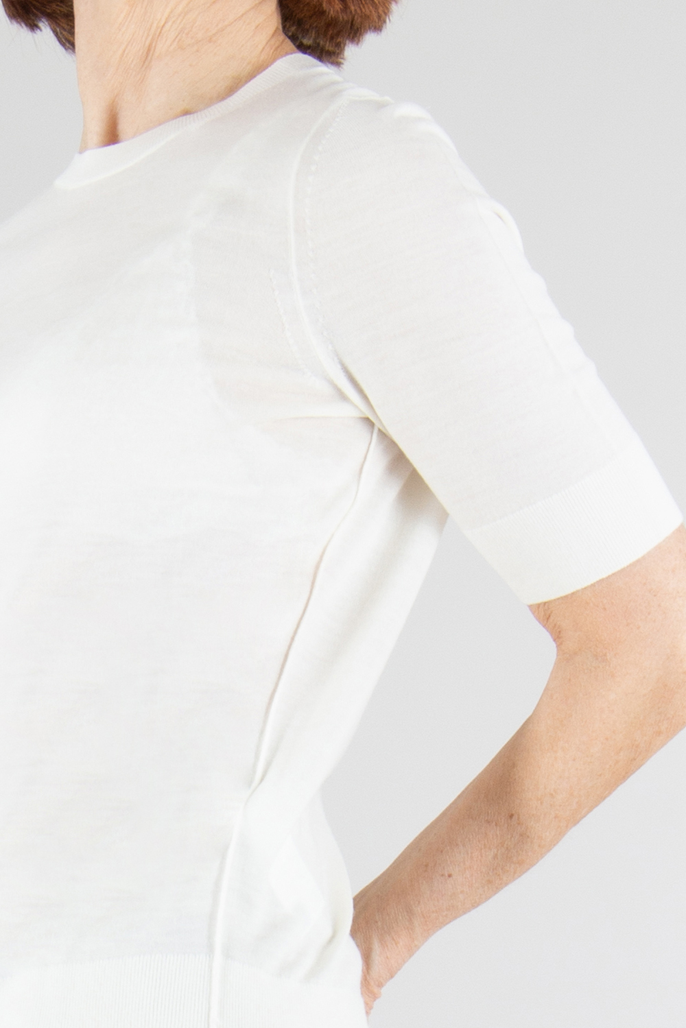 BOSS Short Sleeve Super Fine Merino Wool Sweater