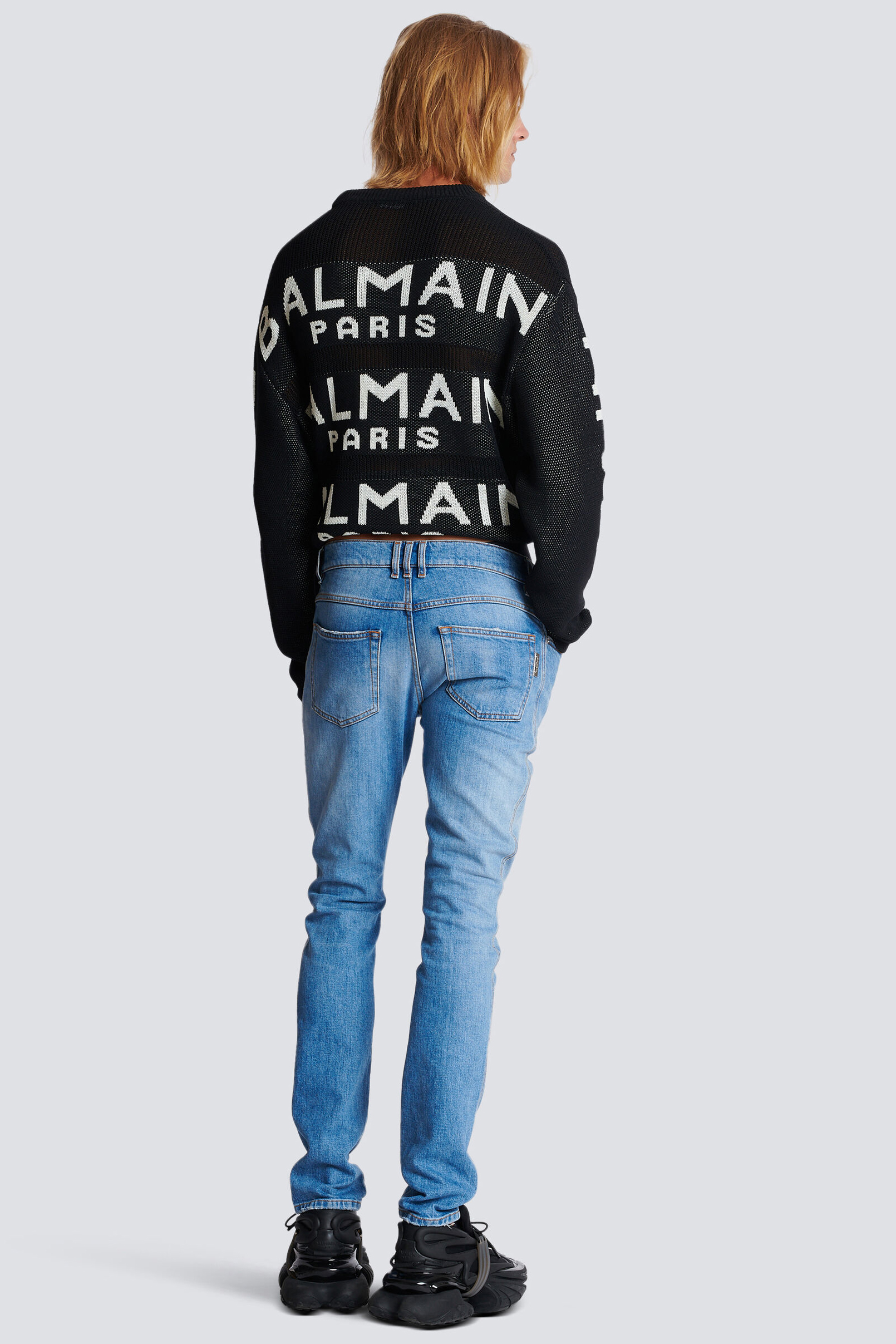 BALMAIN Slim Fit Cotton Stretch Denim Jeans BALMAIN Slim Fit Cotton Stretch Denim Jeans