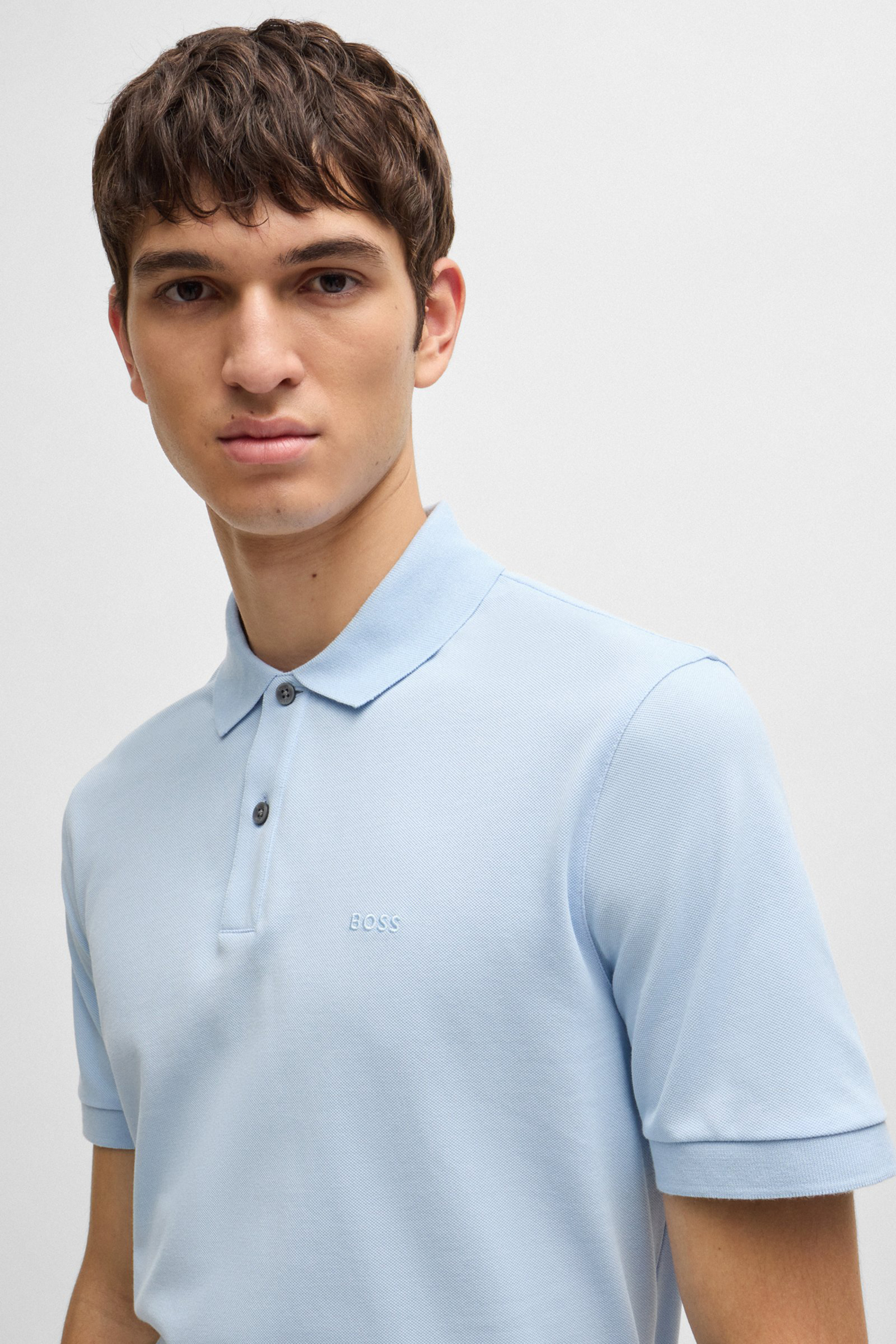 BOSS Regular Fit Cotton Piqué Polo Shirt Pallas