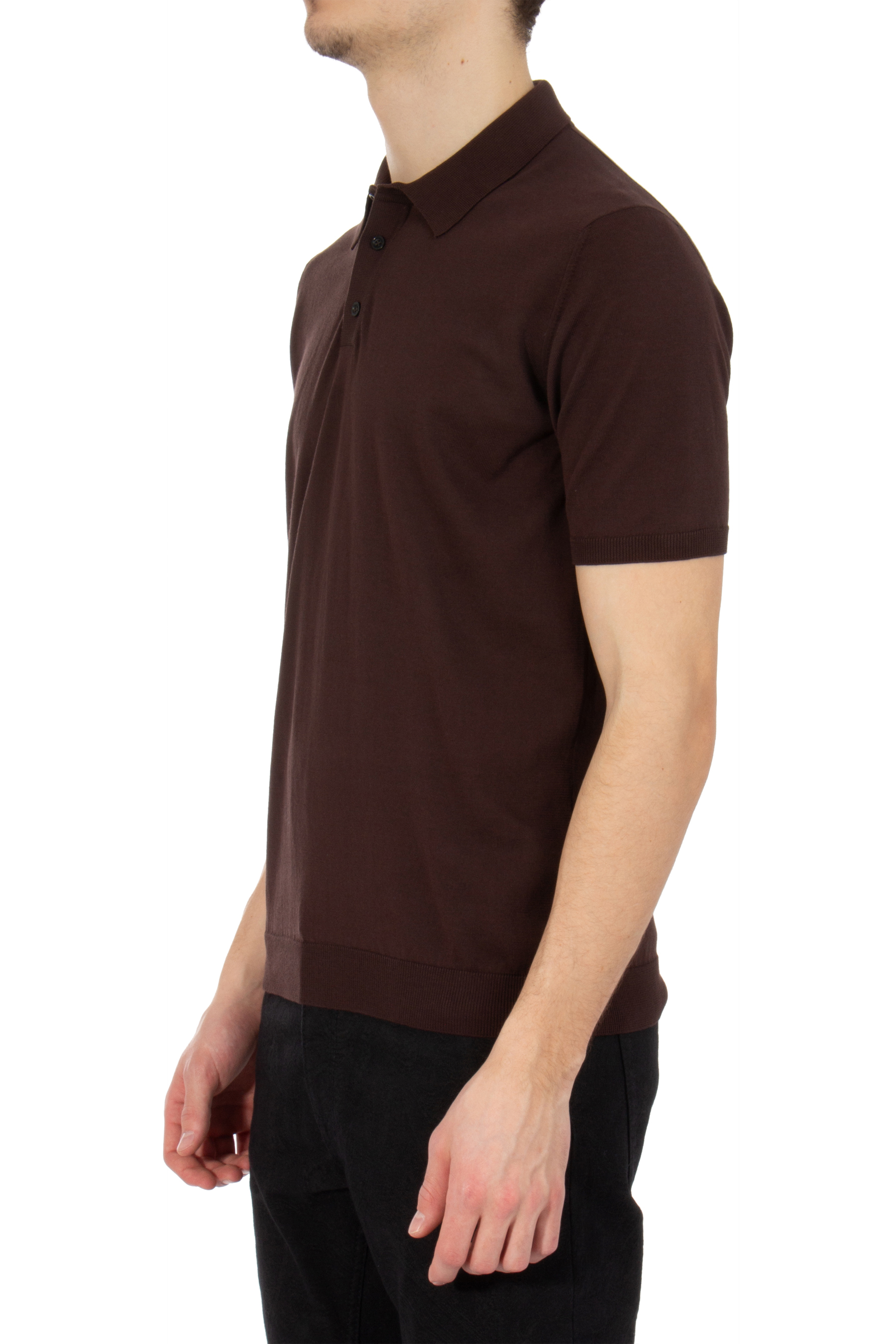 ROBERTO COLLINA Cotton Knit Polo ROBERTO COLLINA Cotton Knit Polo