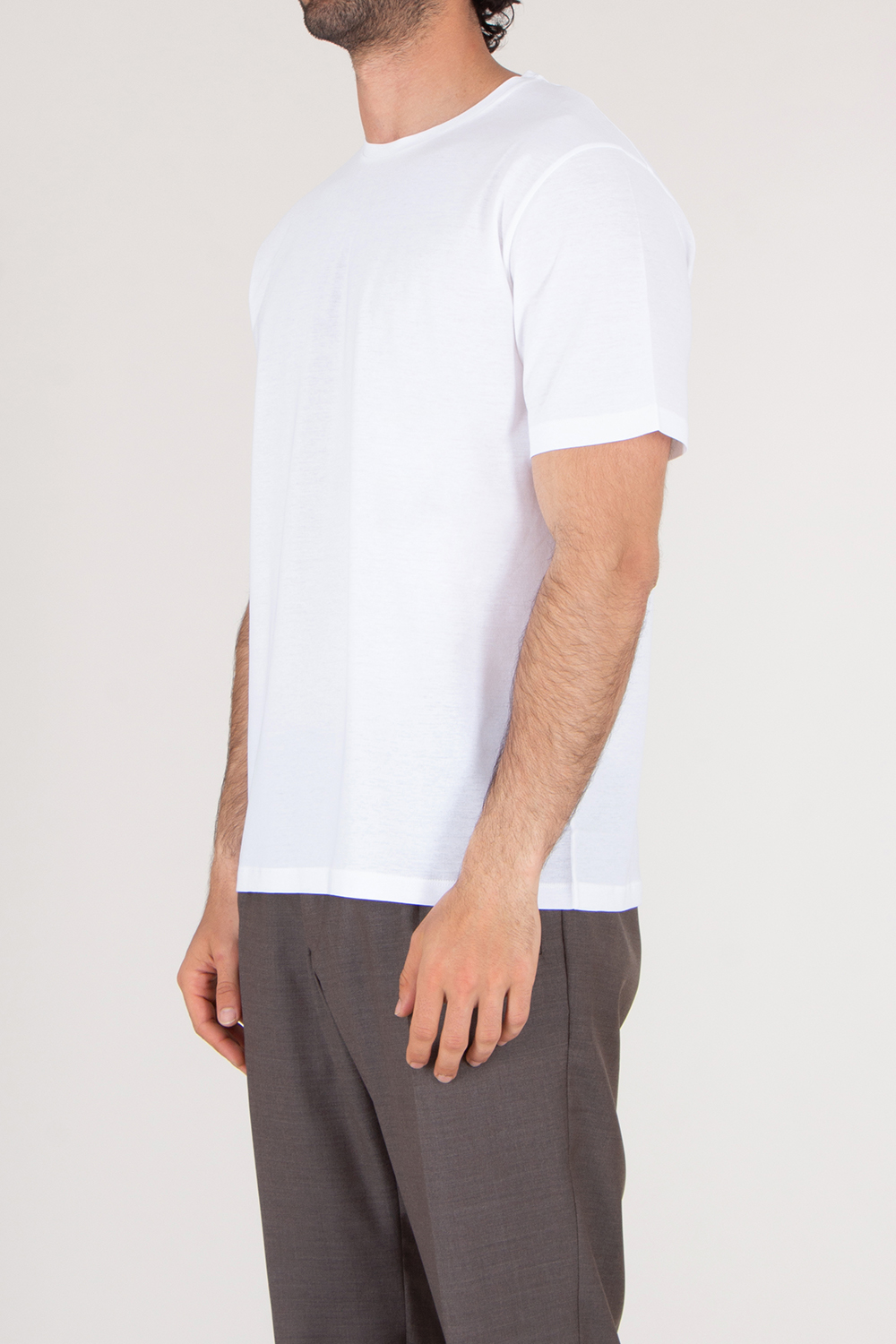 HERNO Super Fine Cotton Stretch T-Shirt 