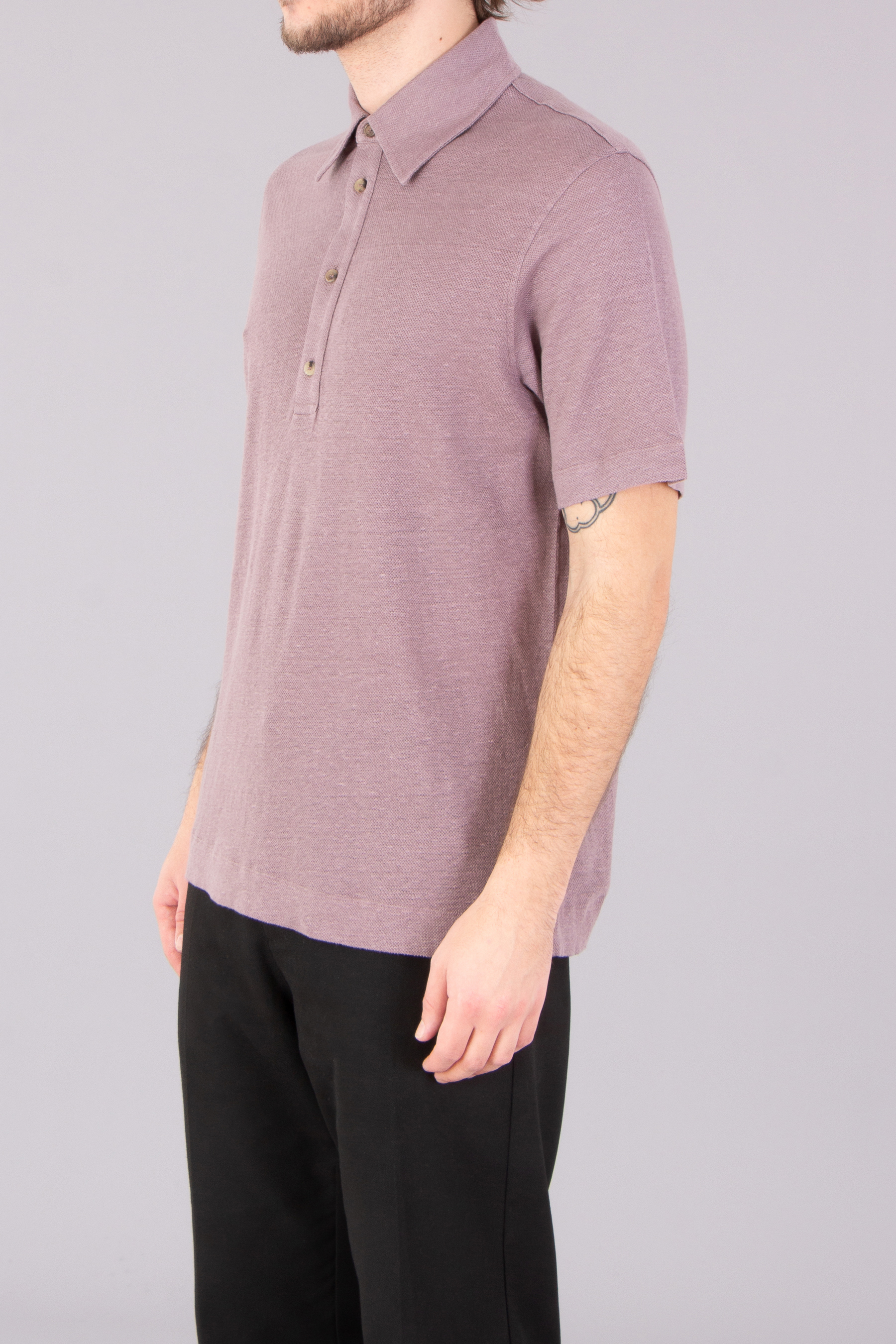 PAUL SMITH Regular Fit Linen Piqué Polo Shirt PAUL SMITH Regular Fit Linen Piqué Polo Shirt