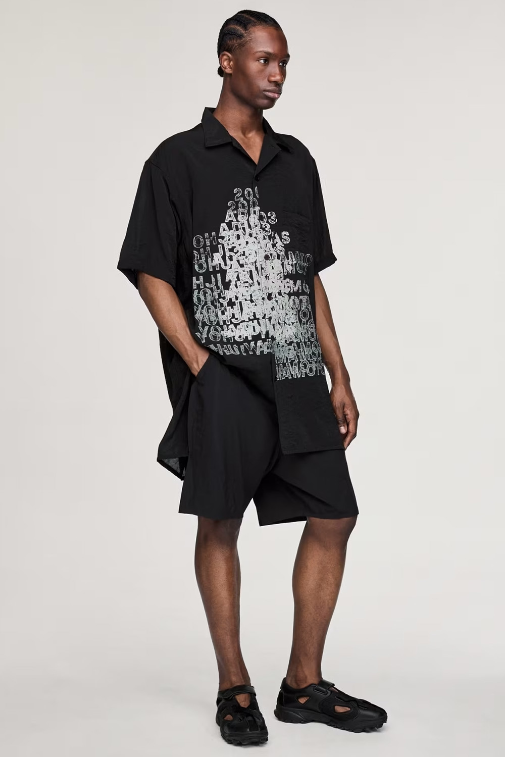 Y-3 Oversized Printed Short Sleeve Shirt