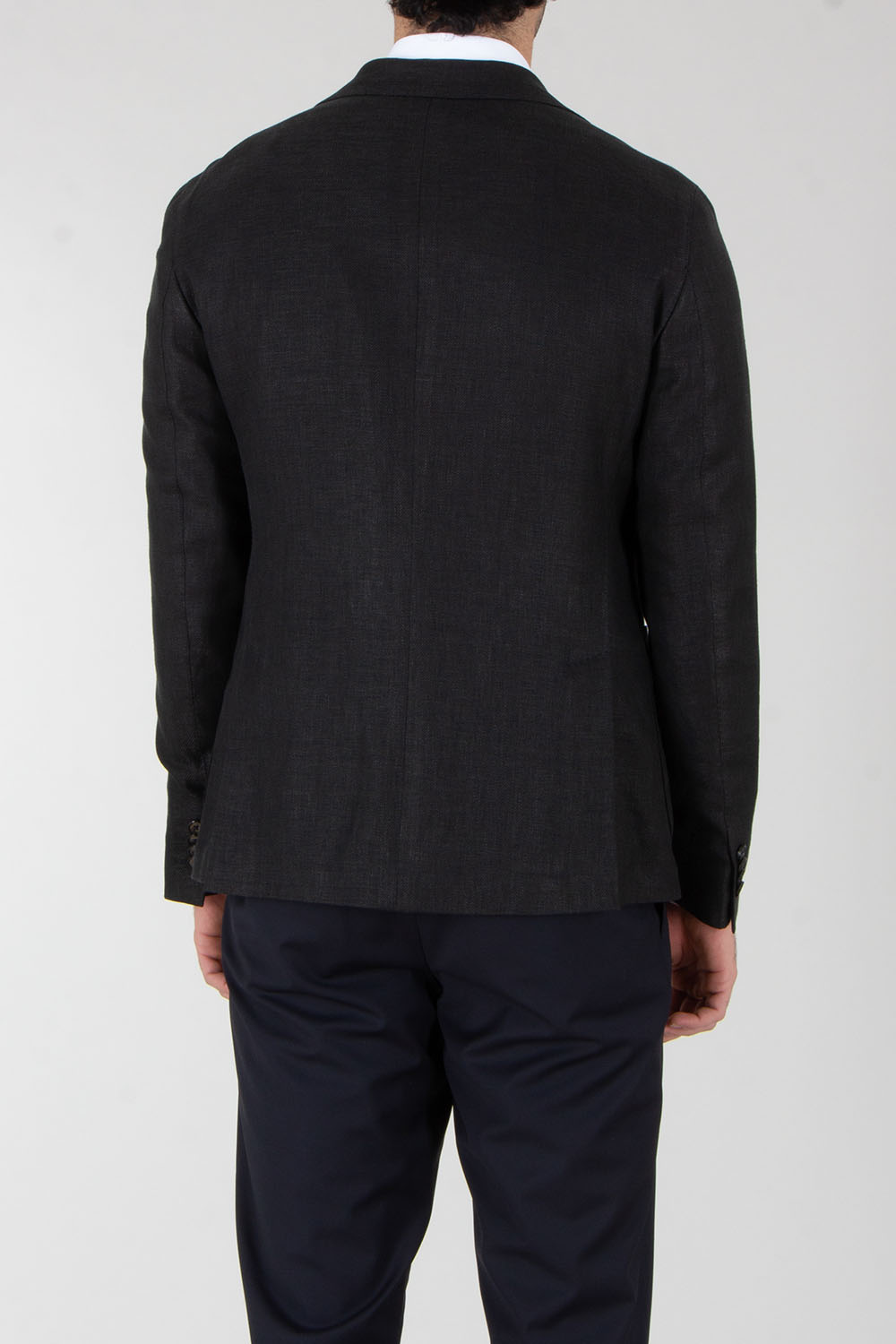 DRESSLER Regular Fit Linen-Wool-Silk Stretch Blend Jacket Sawyer