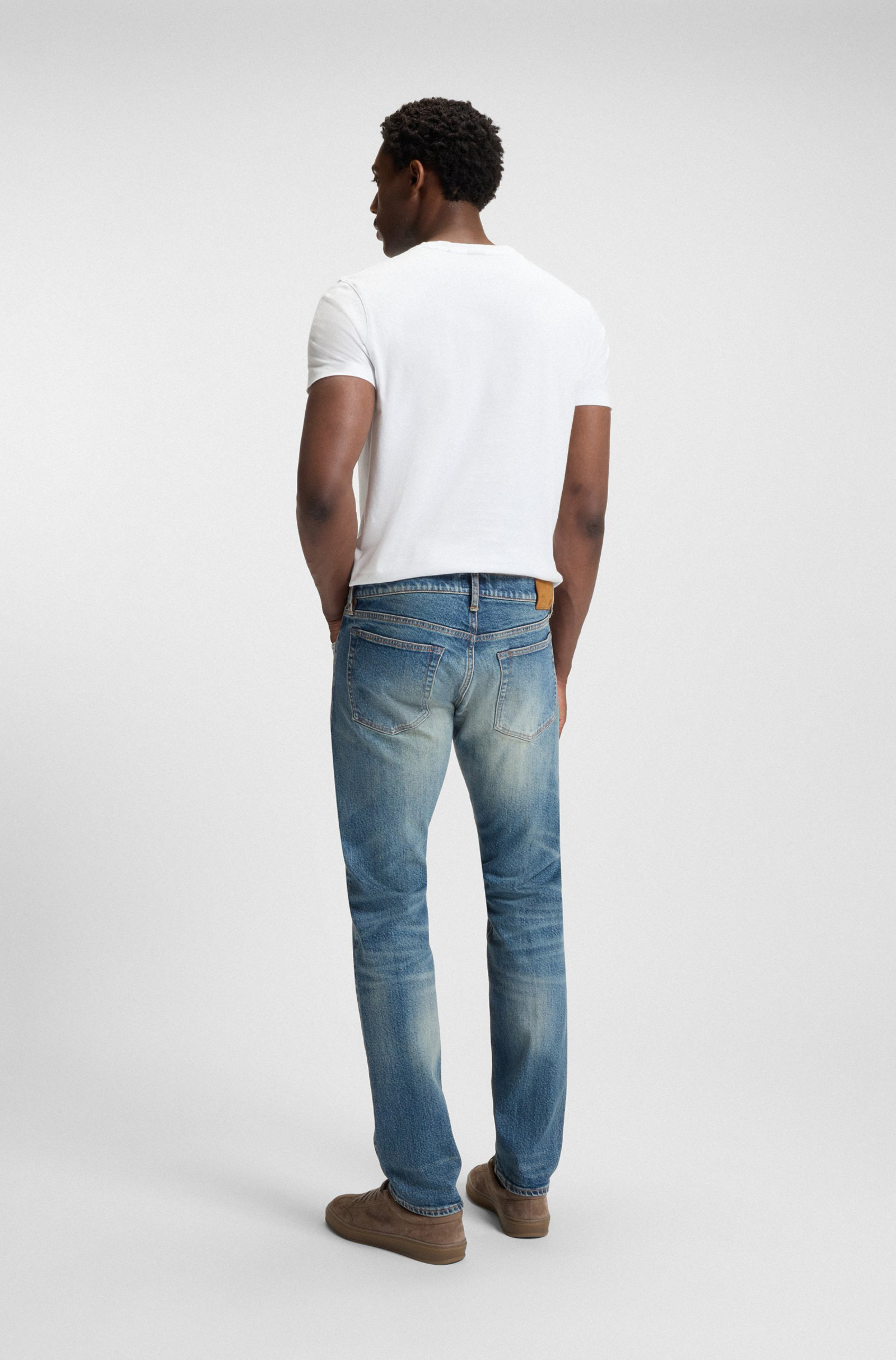 Hosen, Jeans, Erwachsener, Mann, Person