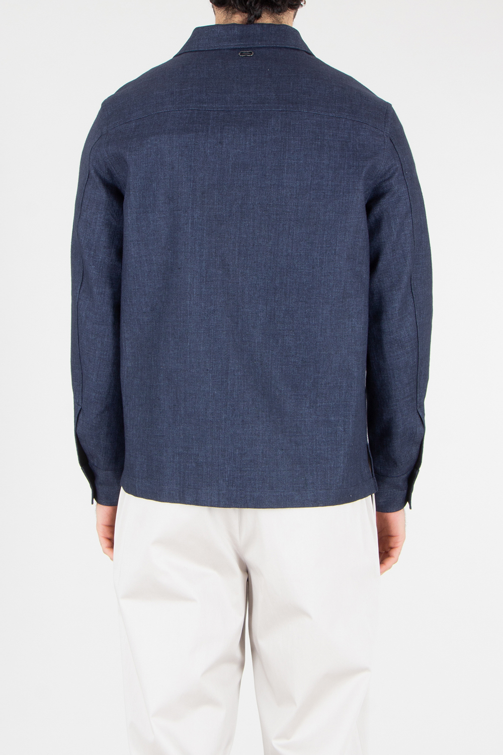 AGNONA Regular Fit Linen Overshirt