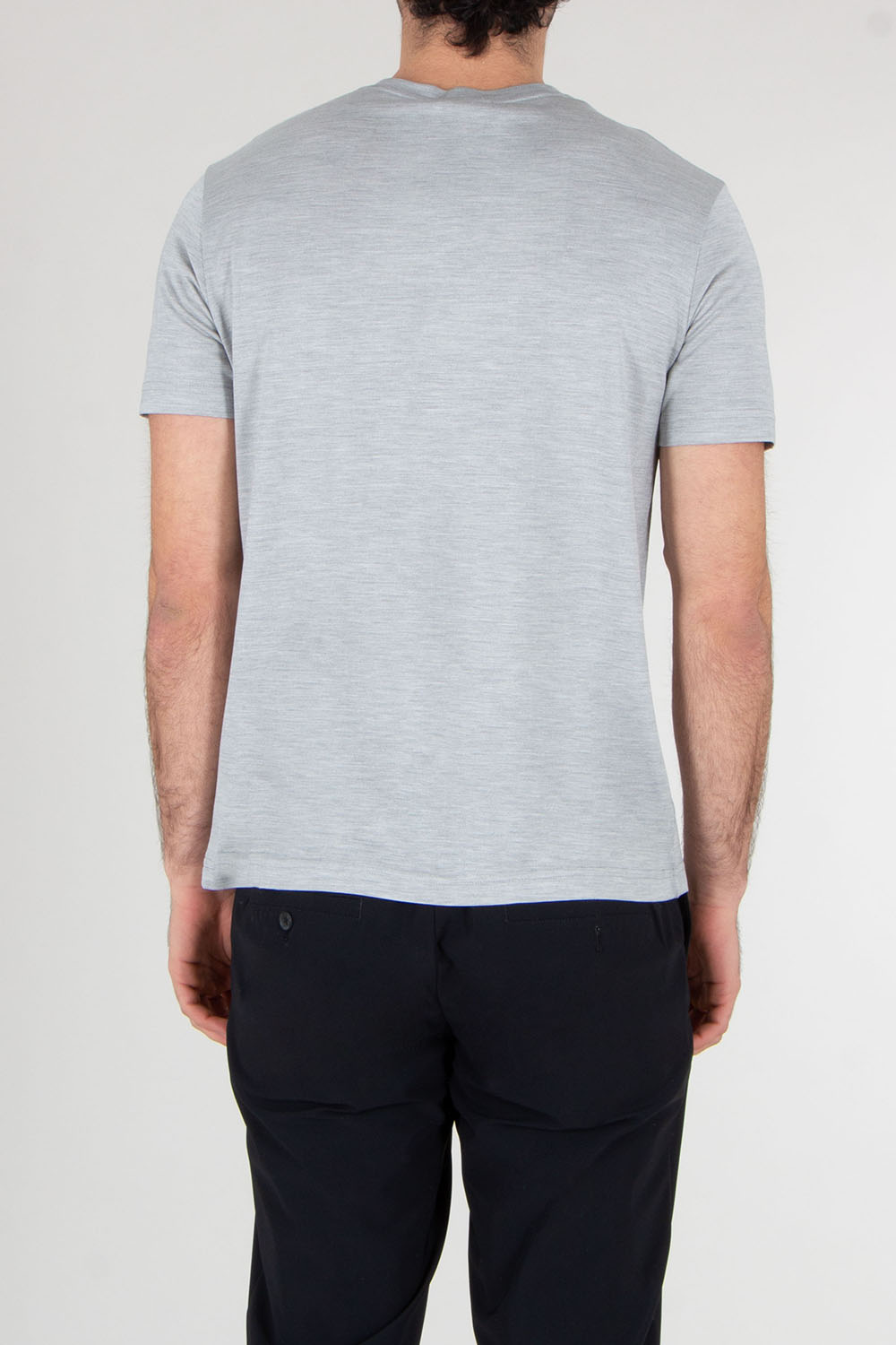 STEFAN BRANDT Regular Fit Silk Jersey T-Shirt Enno