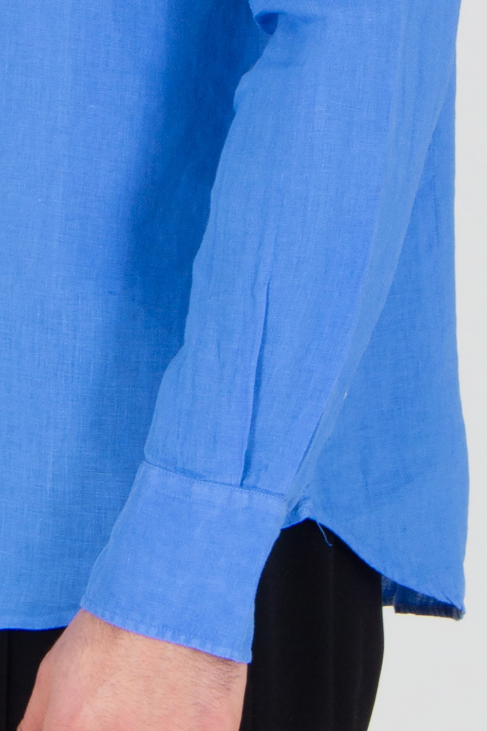 MC 2 SAINT BARTH Regular Fit Linen Shirt Pamplona