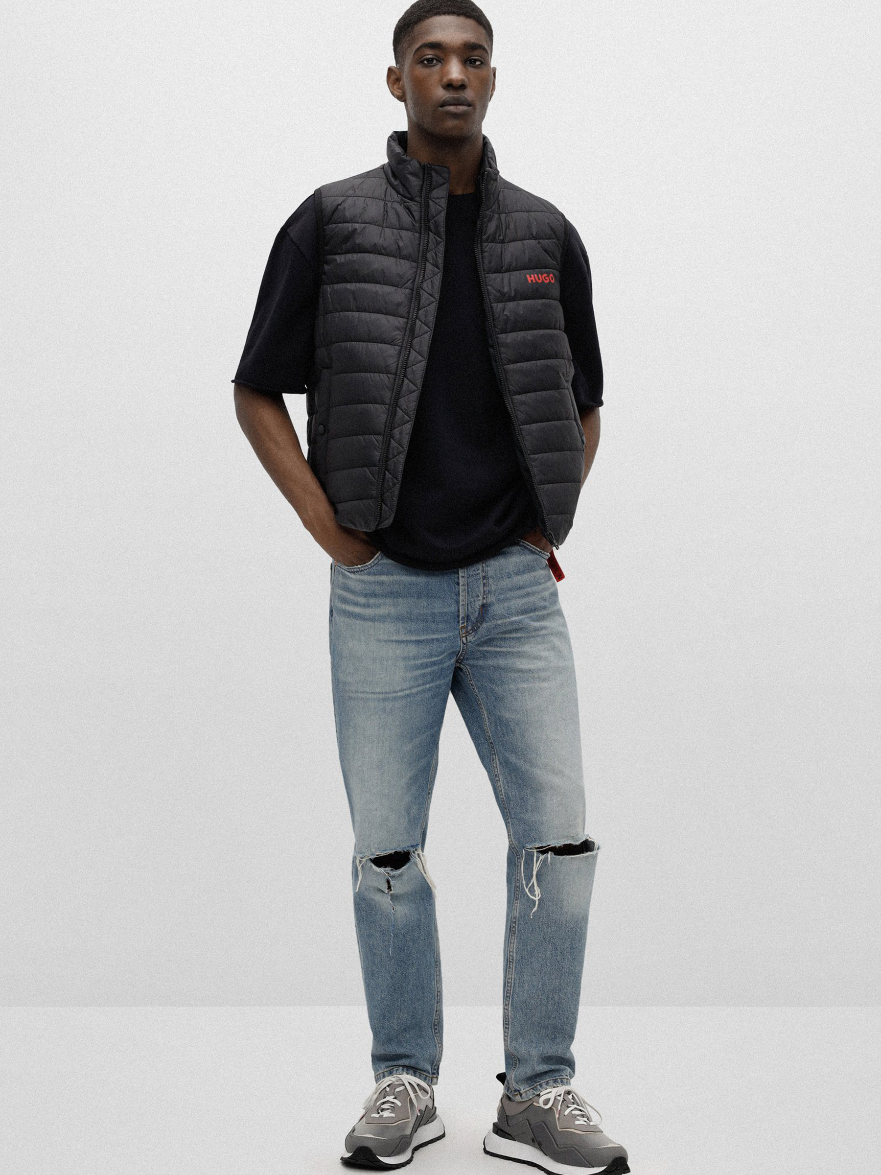 HUGO Padded Recycled Nylon Vest Bentino HUGO Padded Recycled Nylon Vest Bentino