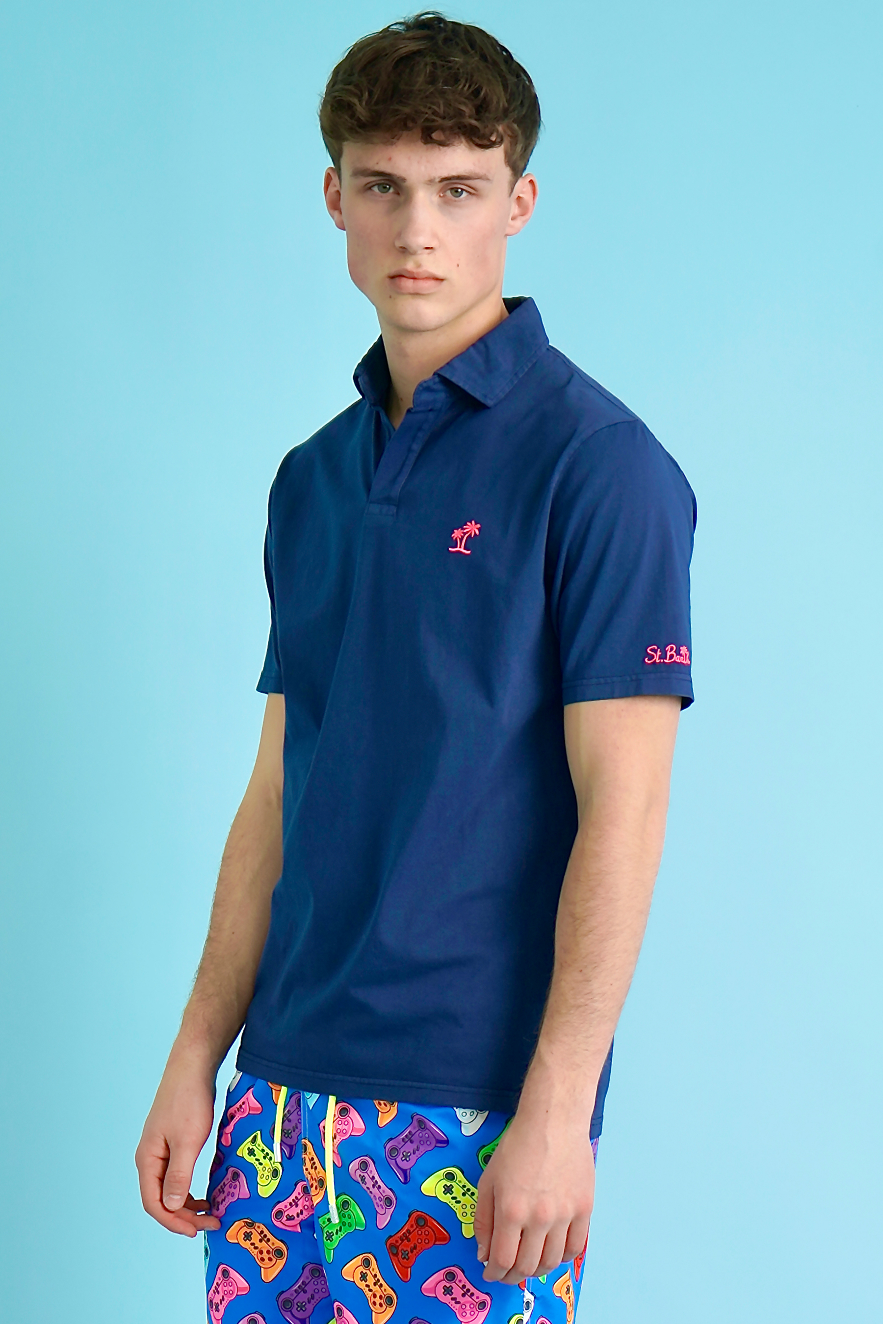 MC 2 SAINT BARTH Cotton Polo Shirt Brighton MC 2 SAINT BARTH Cotton Polo Shirt Brighton