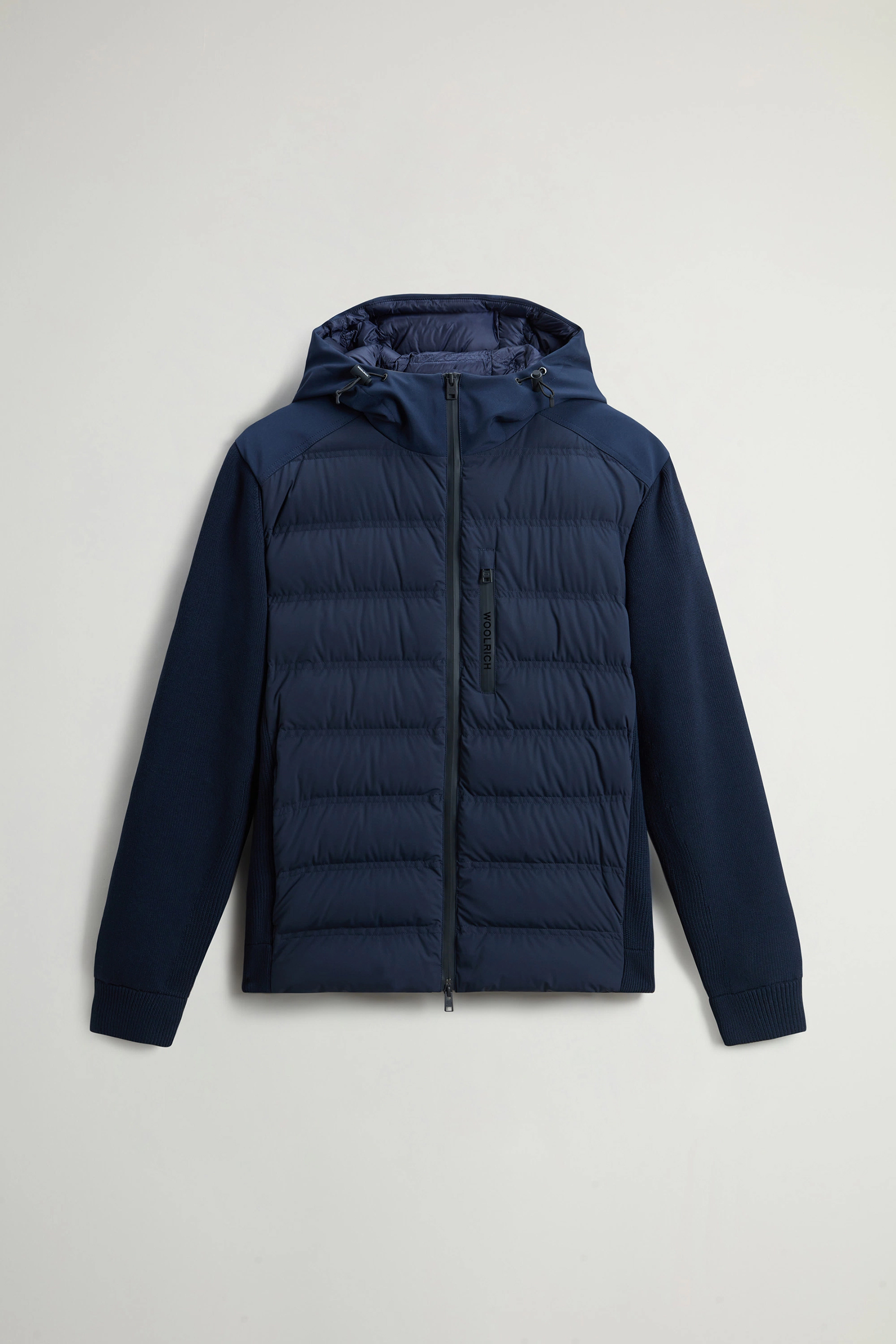 WOOLRICH Nylon Stretch Down Jacket Bering Hybrid WOOLRICH Nylon Stretch Down Jacket Bering Hybrid