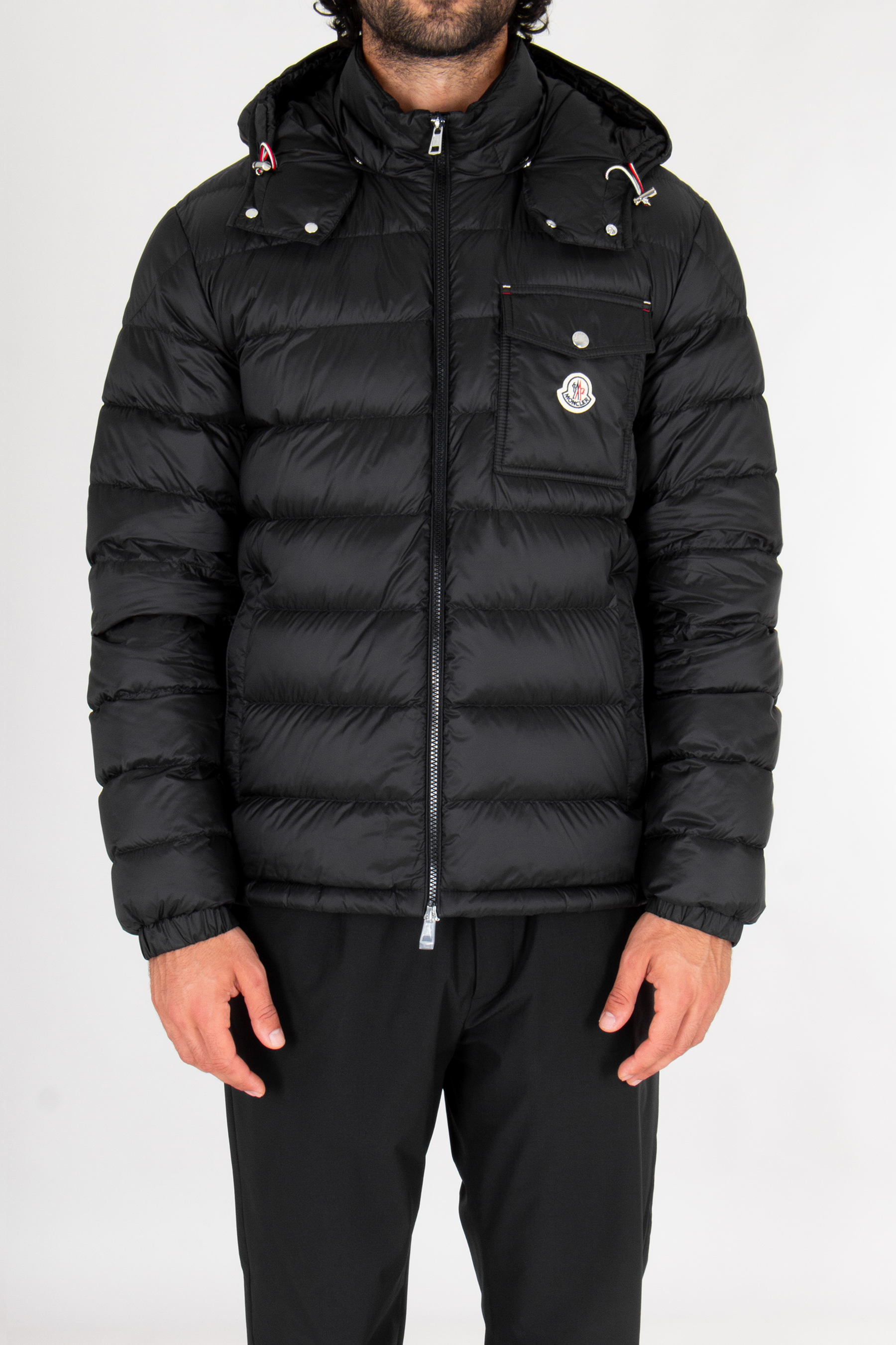 MONCLER Regular Fit Hooded Nylon Down Jacket Verith 