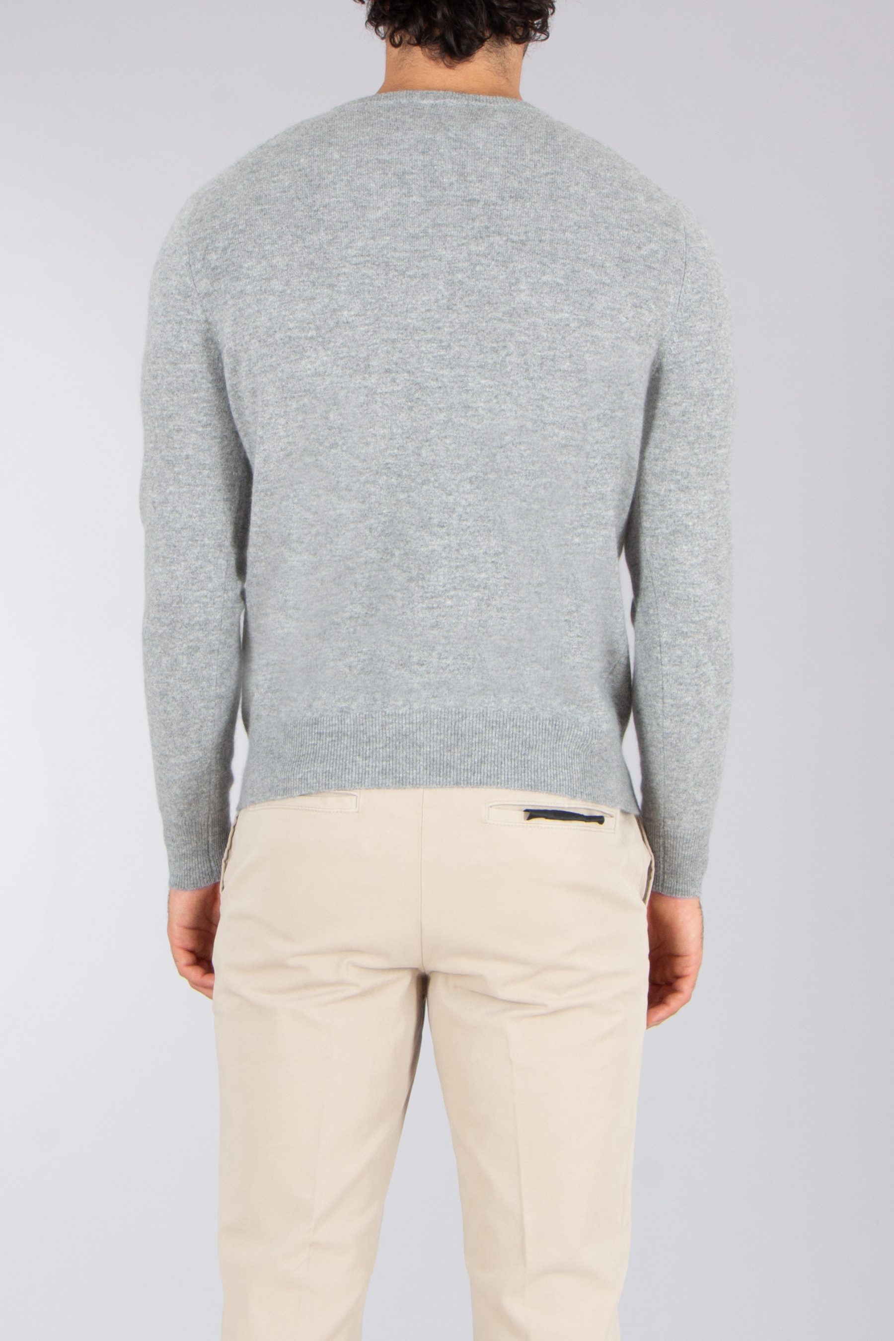 ALLUDE Regular Fit Cashmere Round Neck Sweater Bekleidung, Strickwaren, Pullover, Langarm, Ärmel